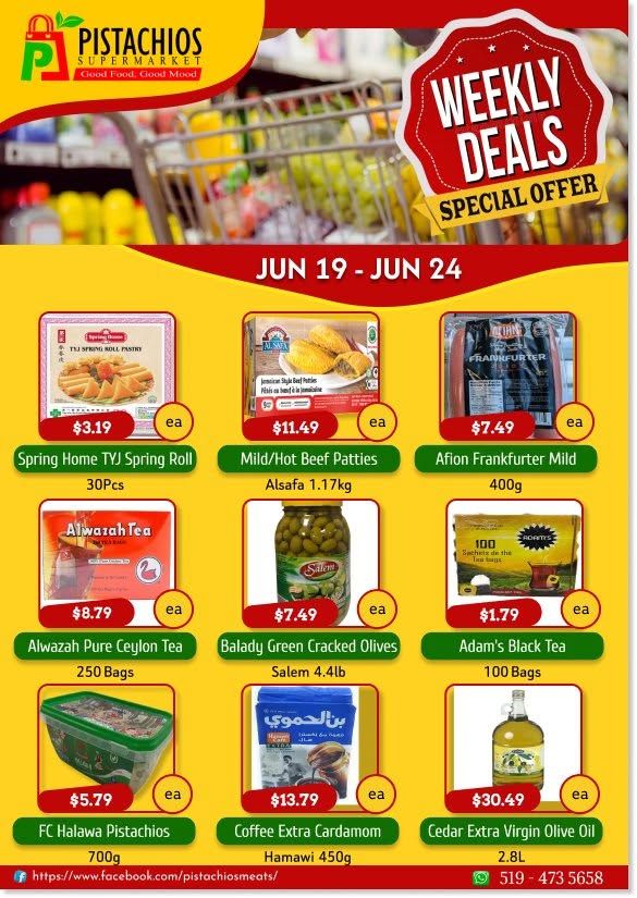 Pistachios Supermarket Flyer June 19 to 24
