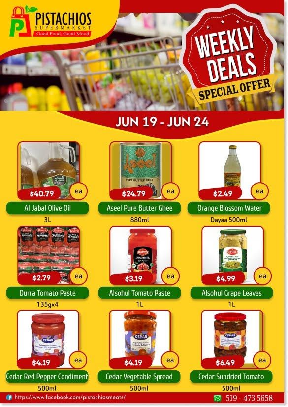 Pistachios Supermarket Flyer June 19 to 24