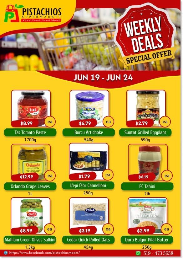 Pistachios Supermarket Flyer June 19 to 24