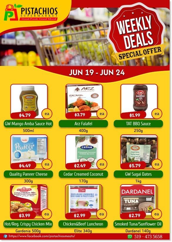 Pistachios Supermarket Flyer June 19 to 24