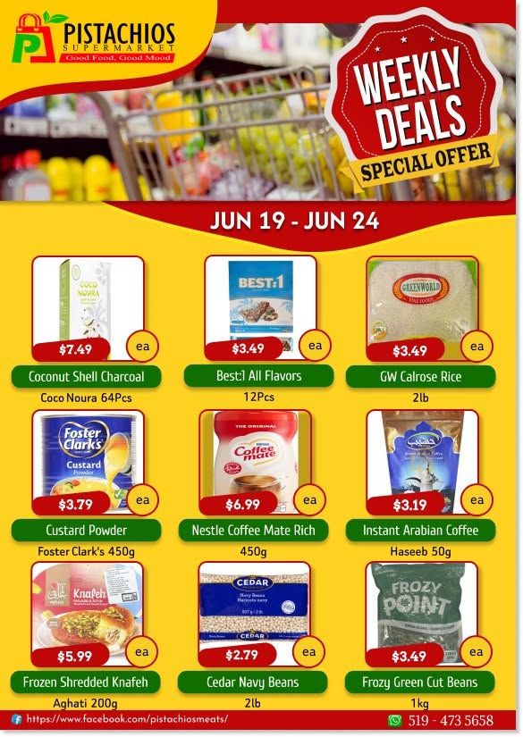Pistachios Supermarket Flyer June 19 to 24