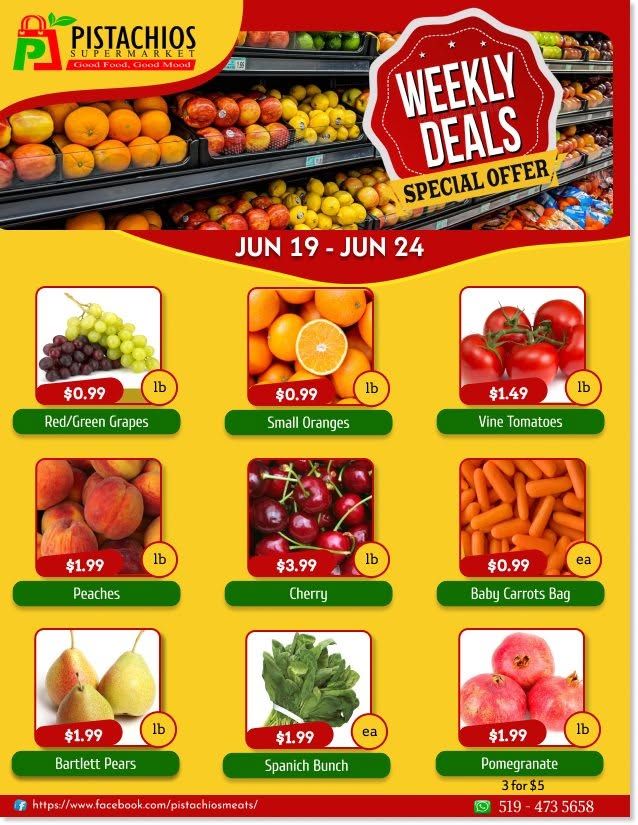 Pistachios Supermarket Flyer June 19 to 24
