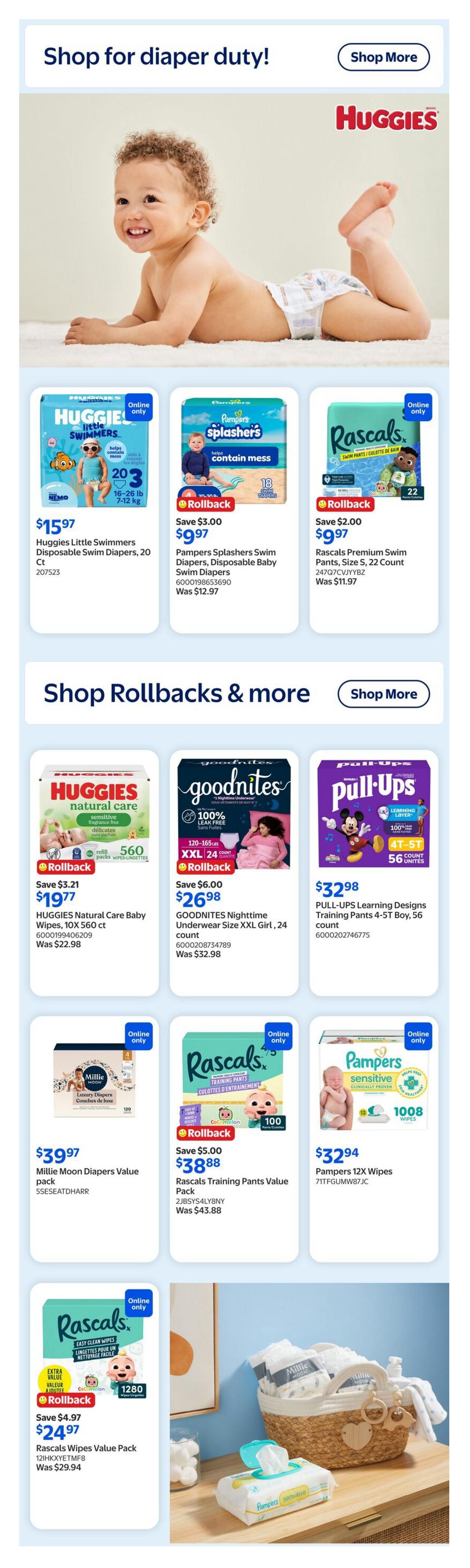 Walmart Baby Event Flyer June 18 to 24