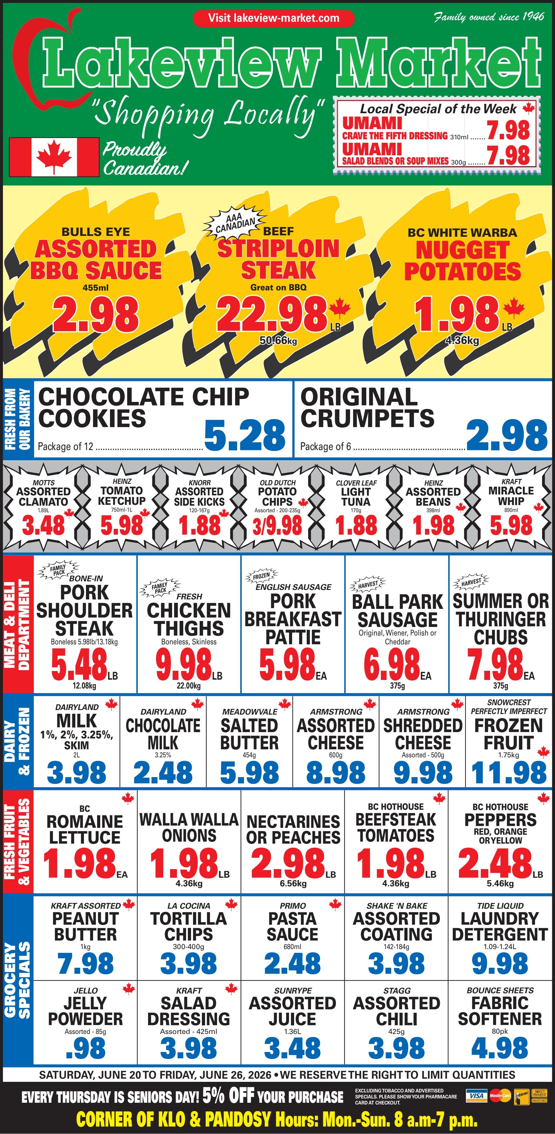 Lakeview Market Flyer June 20 to 26