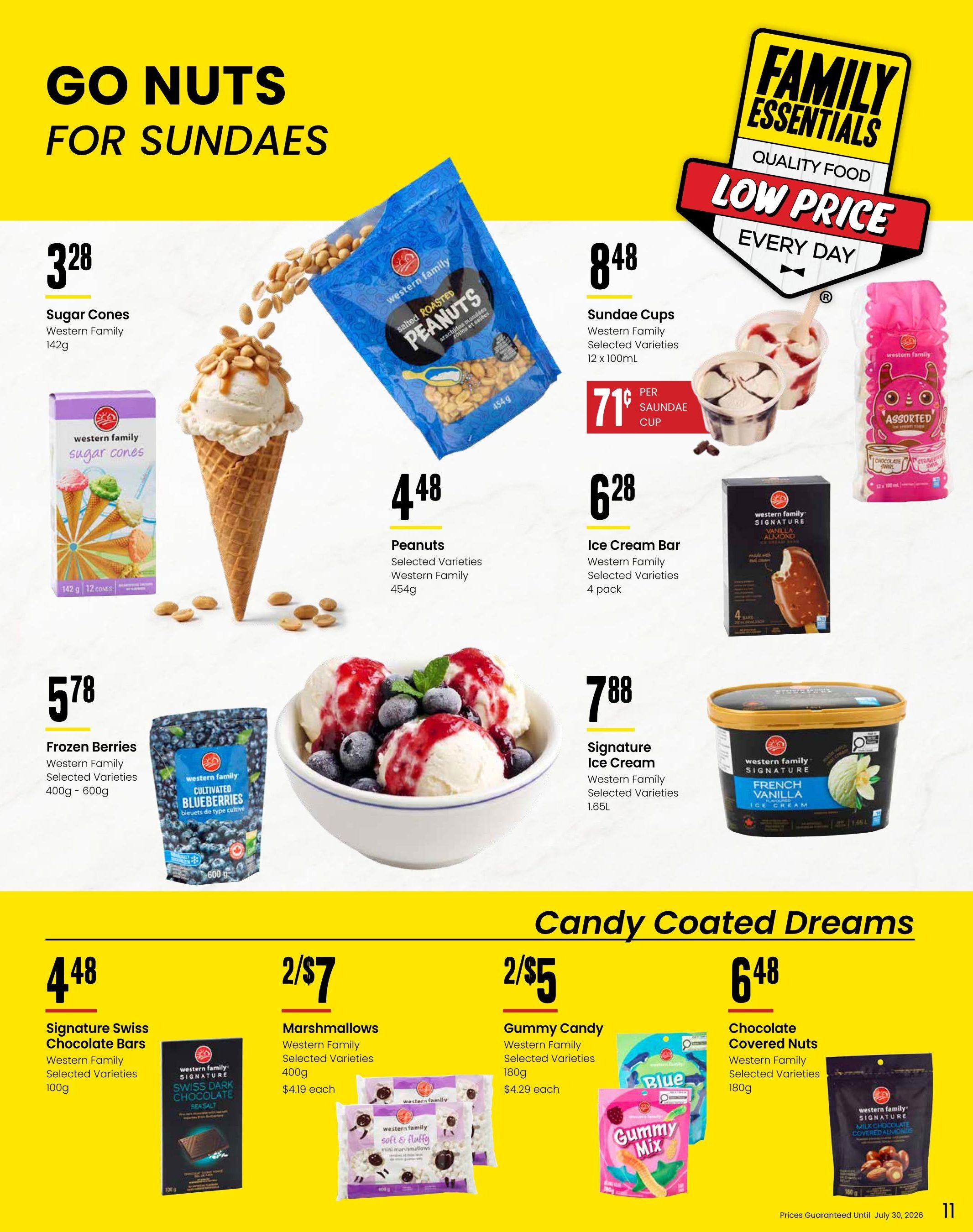 Freson Bros. Family Essentials Flyer June 26 to July 30
