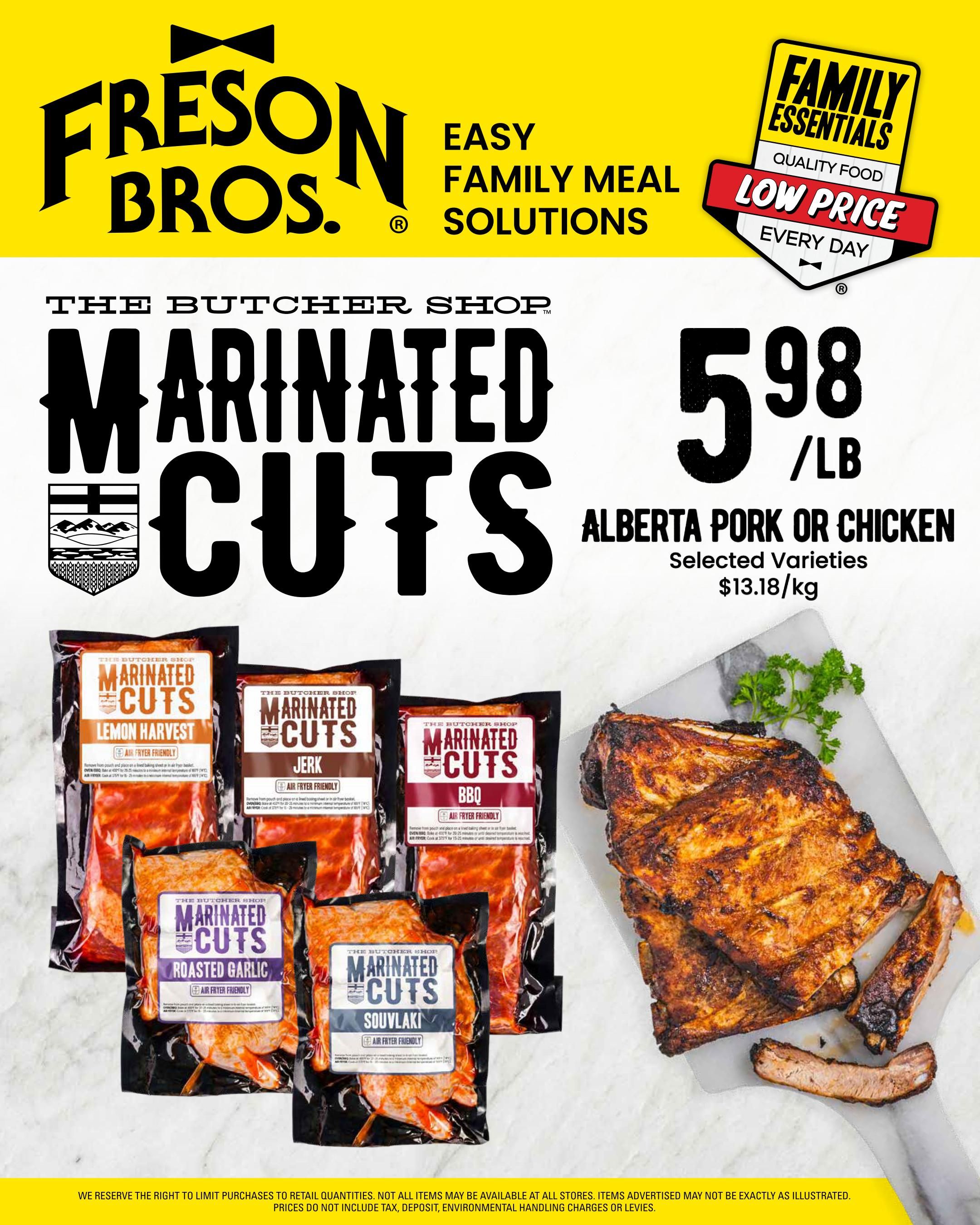 Freson Bros. Family Essentials Flyer June 26 to July 30