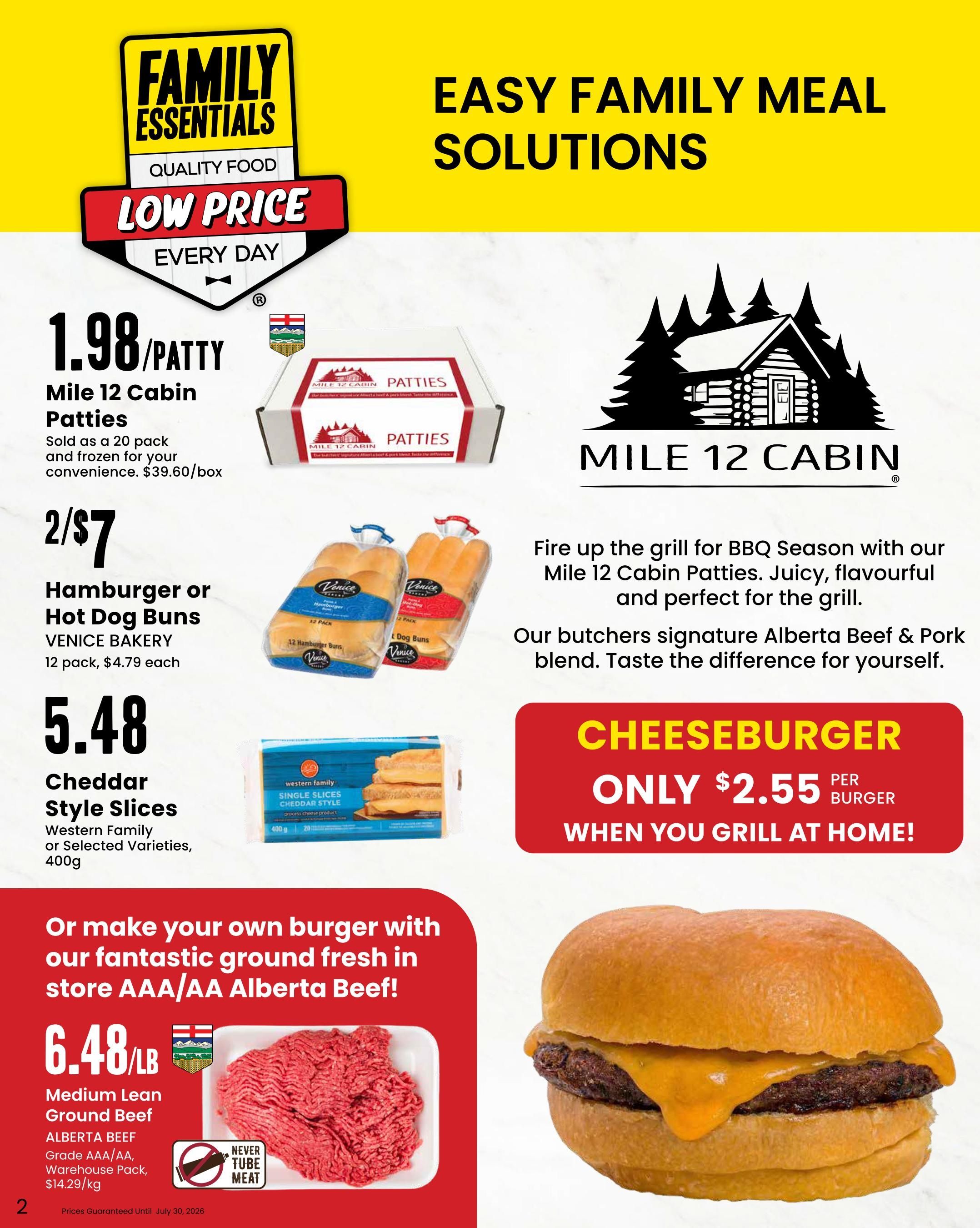 Freson Bros. Family Essentials Flyer June 26 to July 30