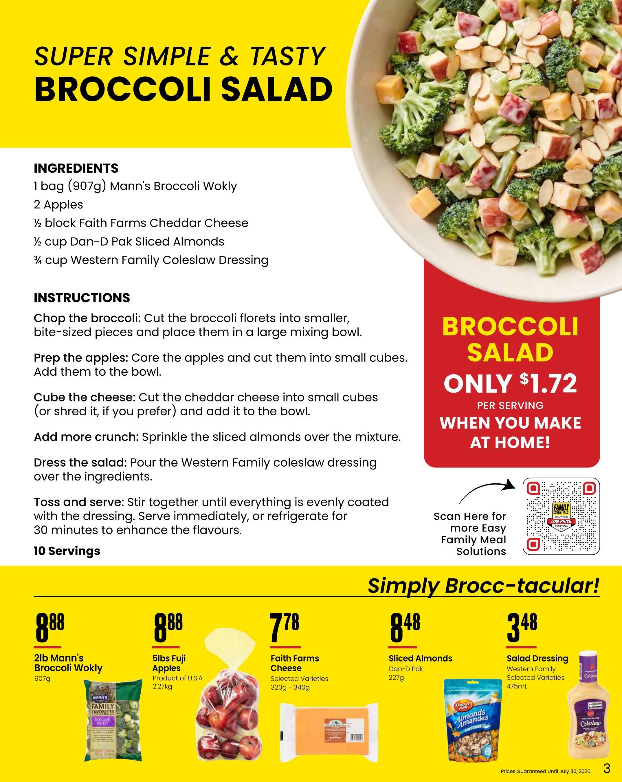 Freson Bros. Family Essentials Flyer June 26 to July 30