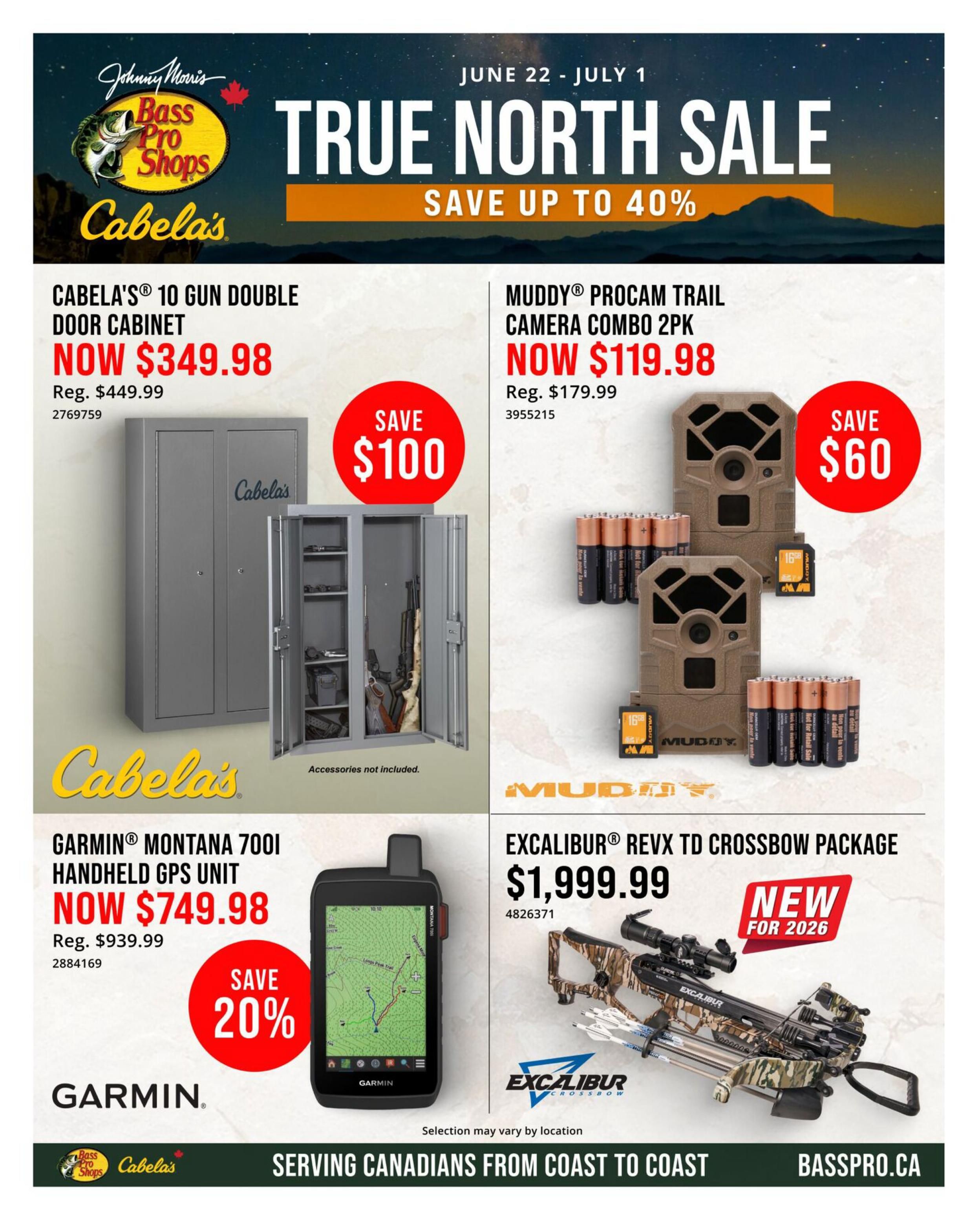 Bass Pro Shops Flyer June 22 to July 1