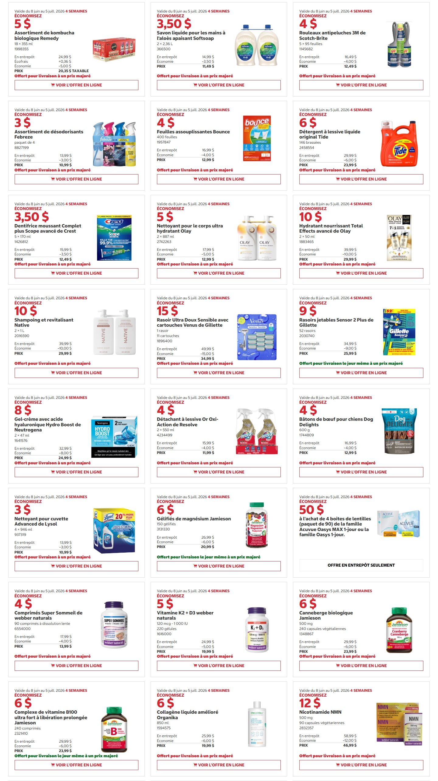 Costco (QC) Warehouse Offers June 22 to July 5