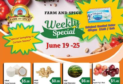 Farm And Spice Grocers Flyer June 19 to 25