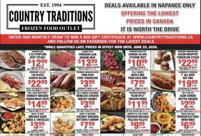 Country Traditions Flyer June 18 to 25