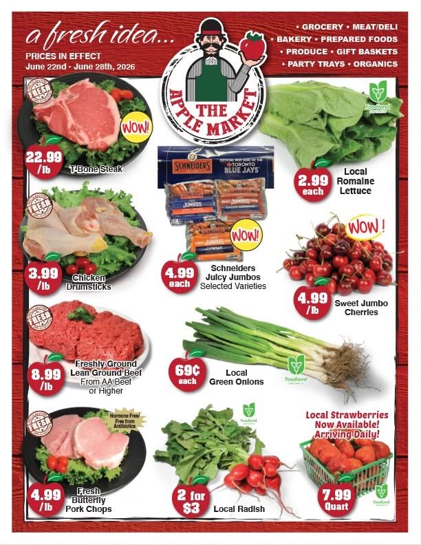 The Apple Market Flyer June 22 to 28