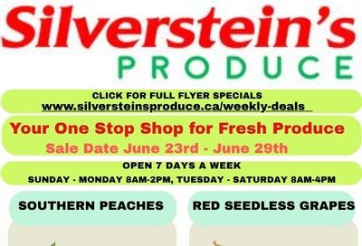 Silverstein's Produce Flyer June 23 to 29