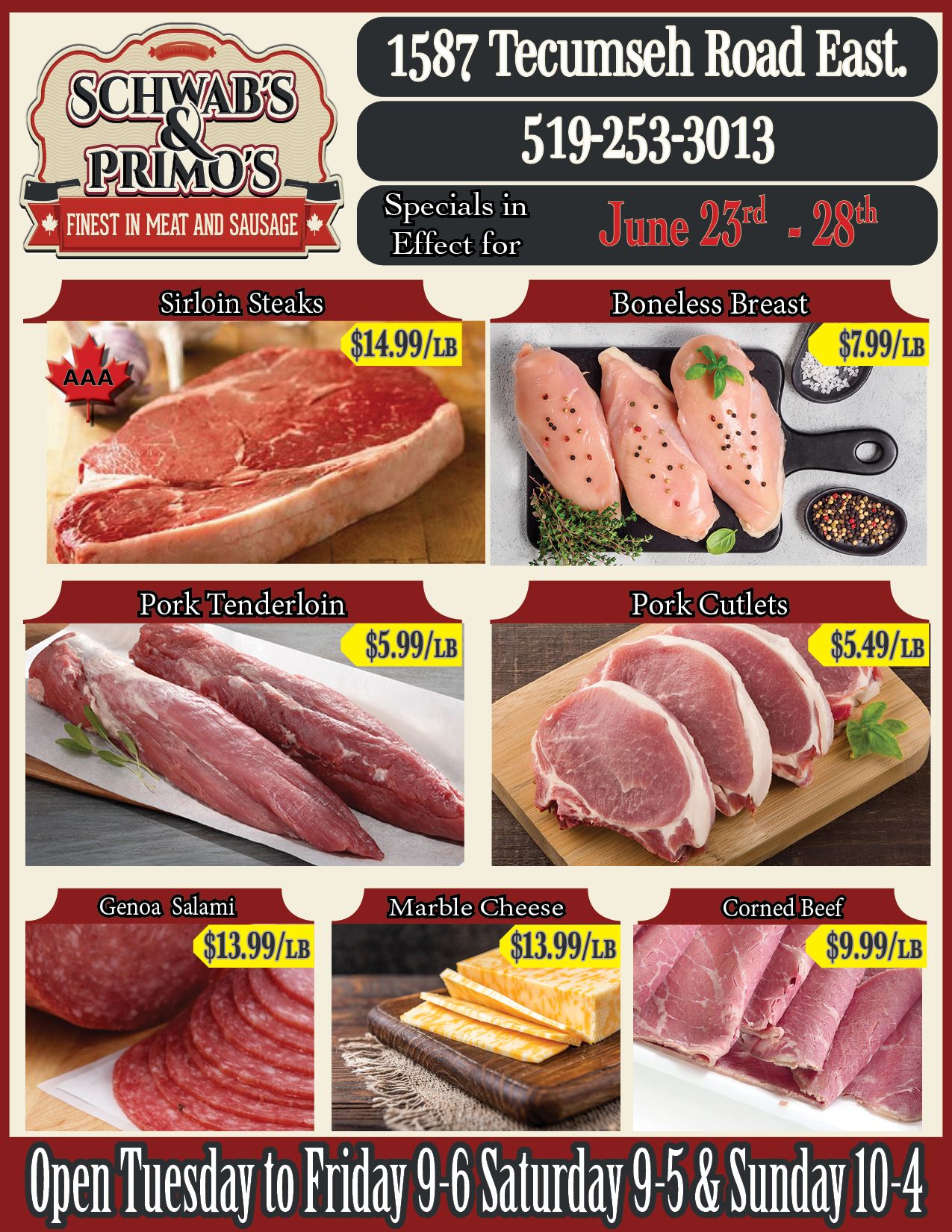Schwab's & Primo's Flyer June 23 to 28