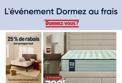 Dormez-vous Flyer June 24 to July 7