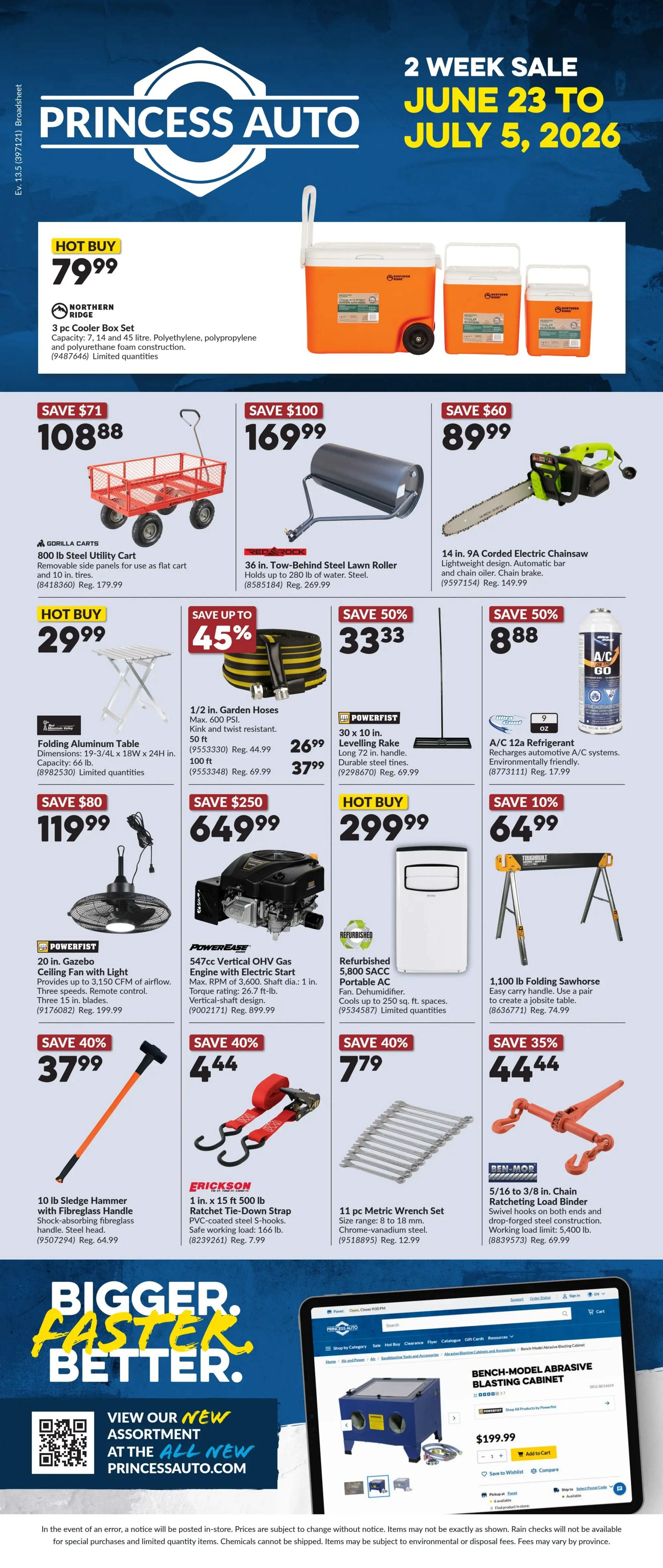 Princess Auto Flyer June 23 to July 5