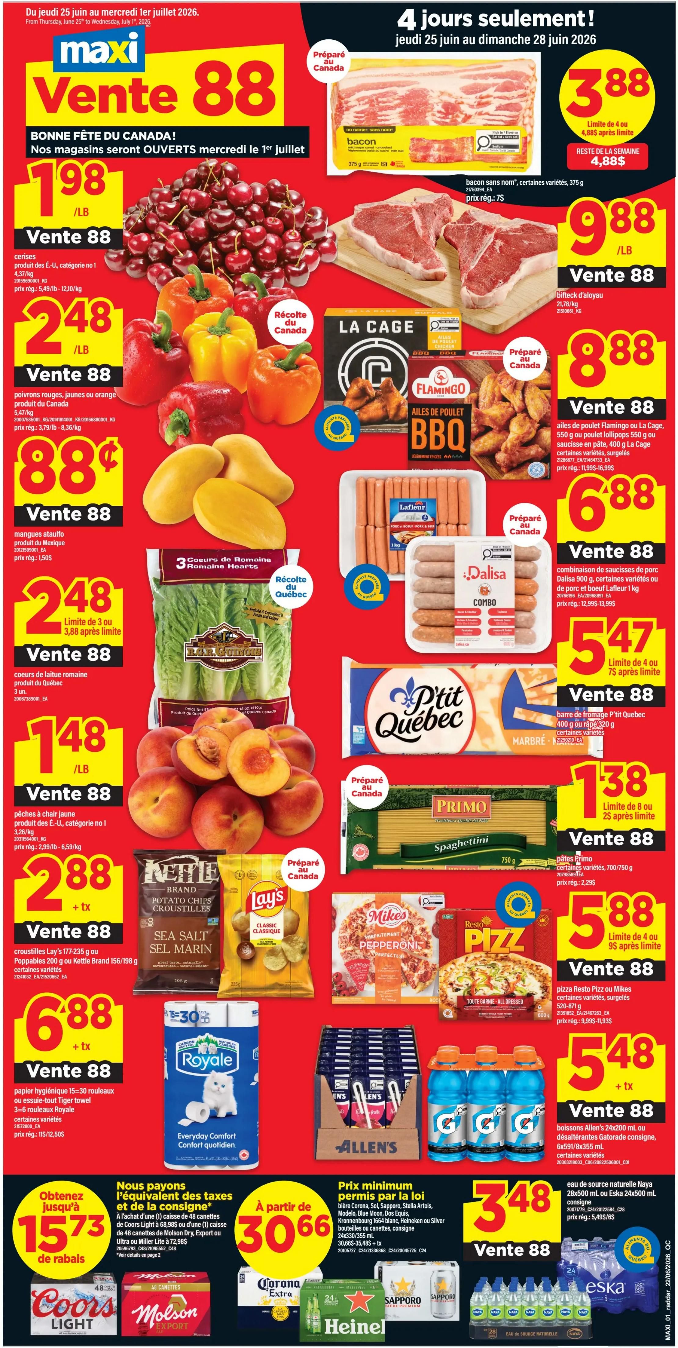 Maxi Flyer June 25 to July 1