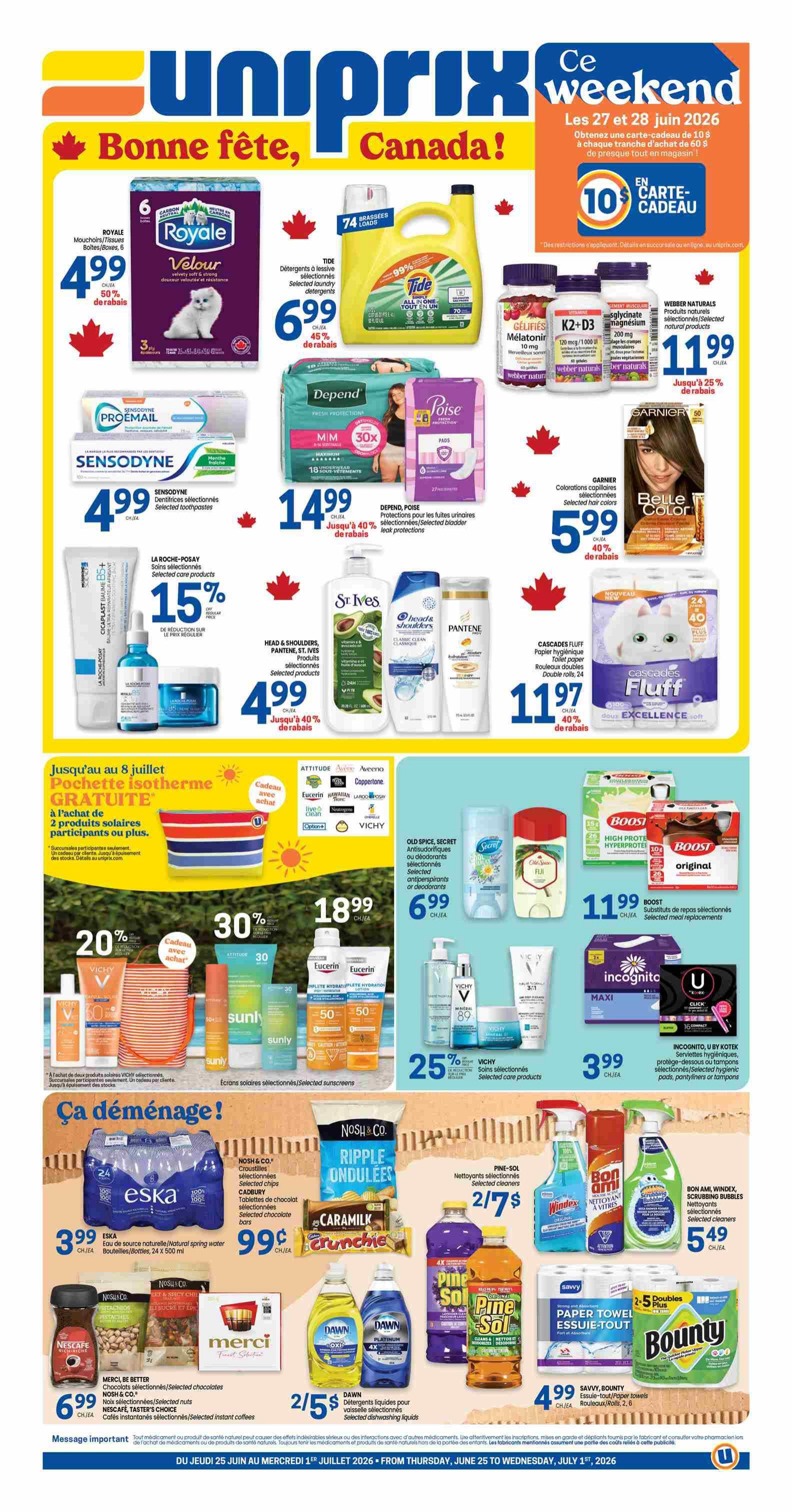 Uniprix Flyer June 25 to July 1