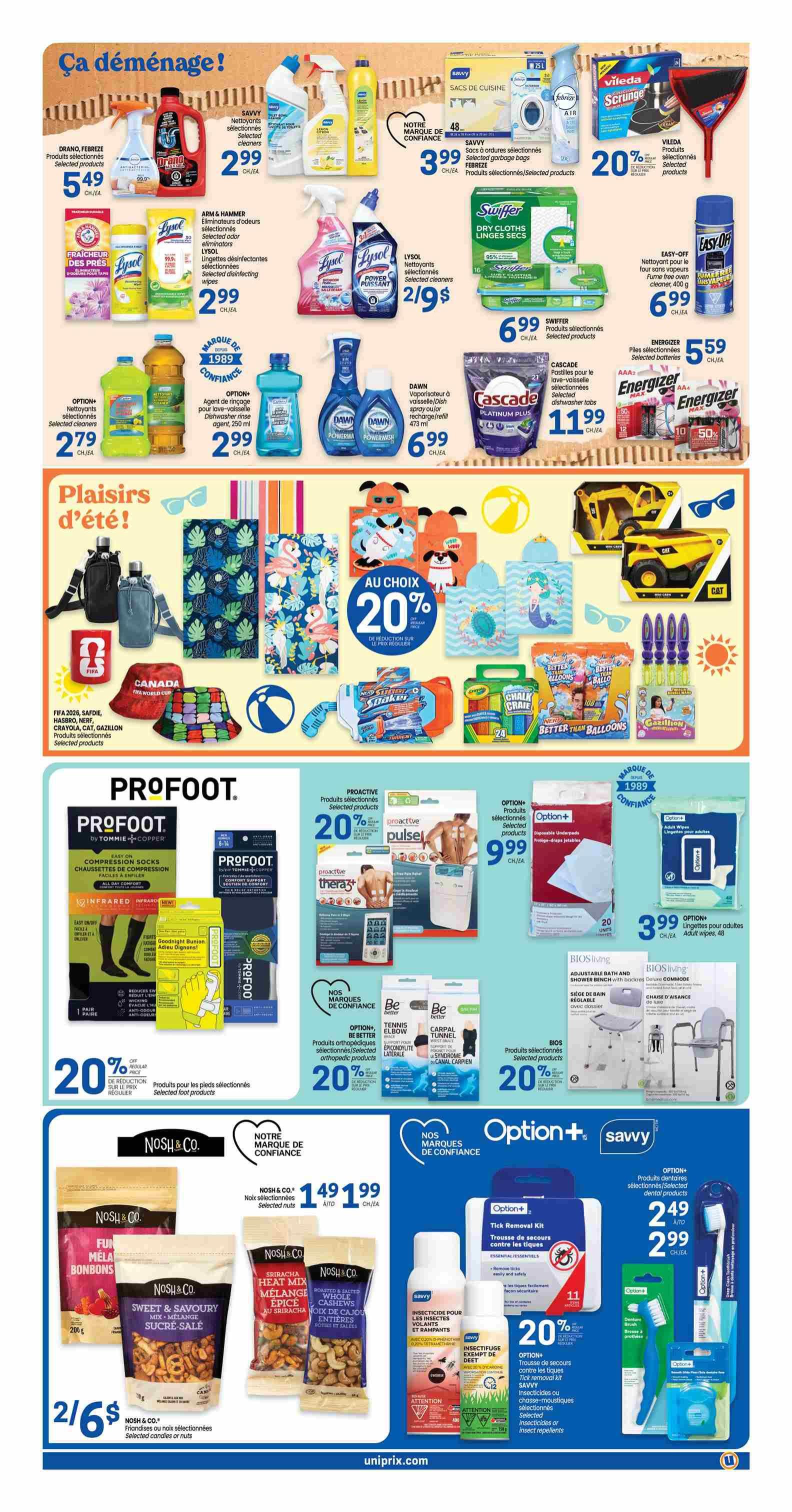 Uniprix Flyer June 25 to July 1