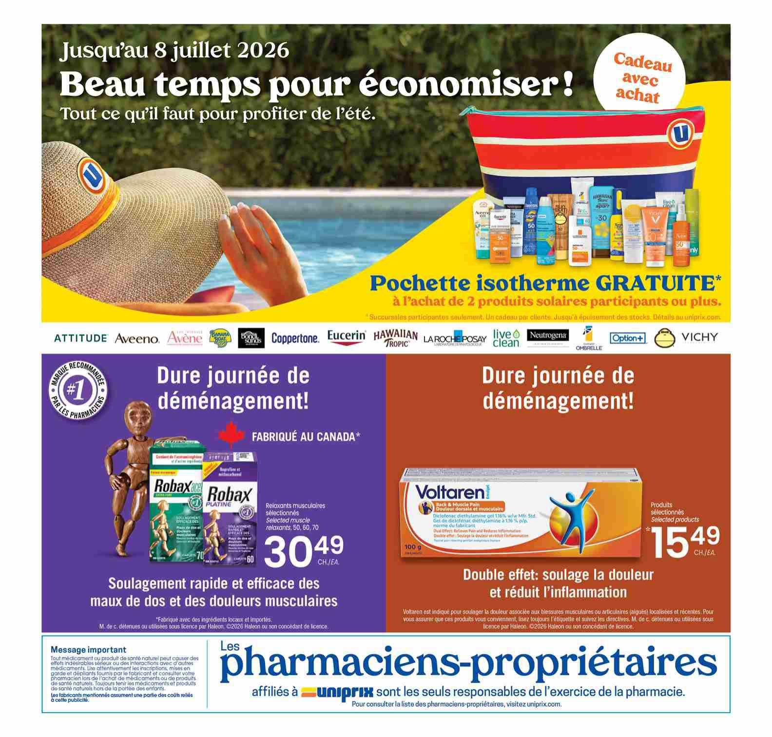 Uniprix Flyer June 25 to July 1