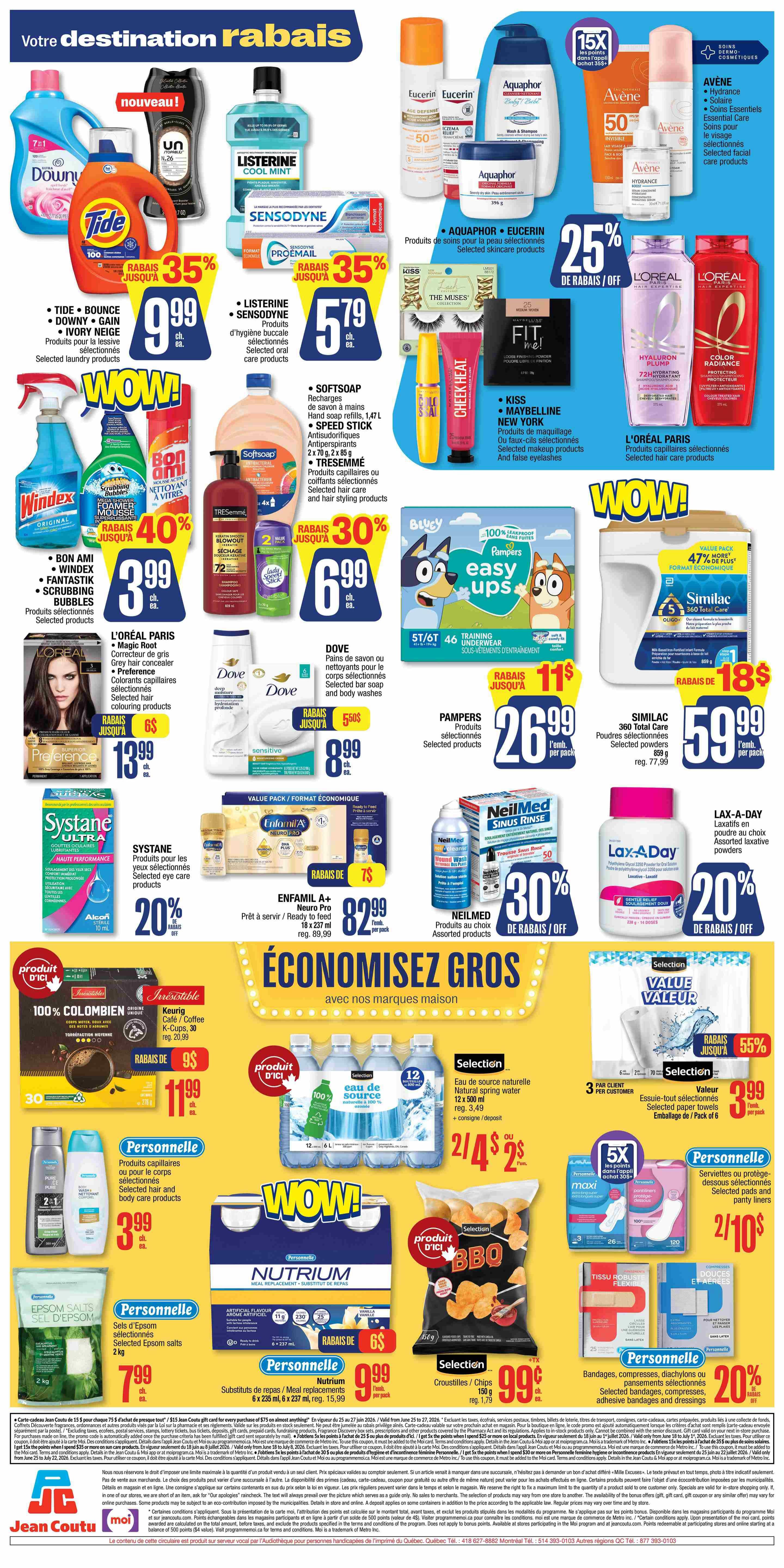 Jean Coutu Flyer June 25 to July 1
