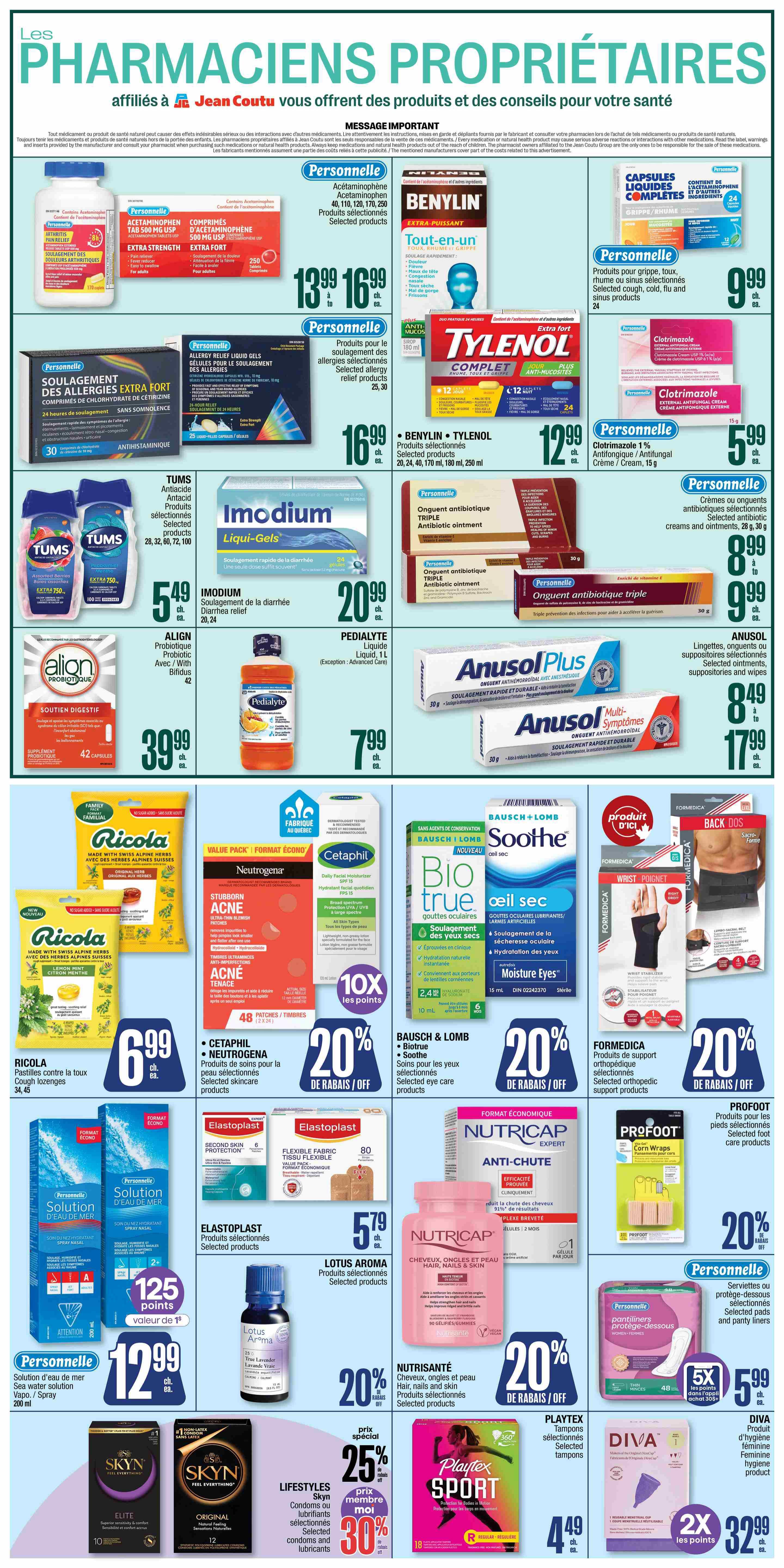 Jean Coutu Flyer June 25 to July 1