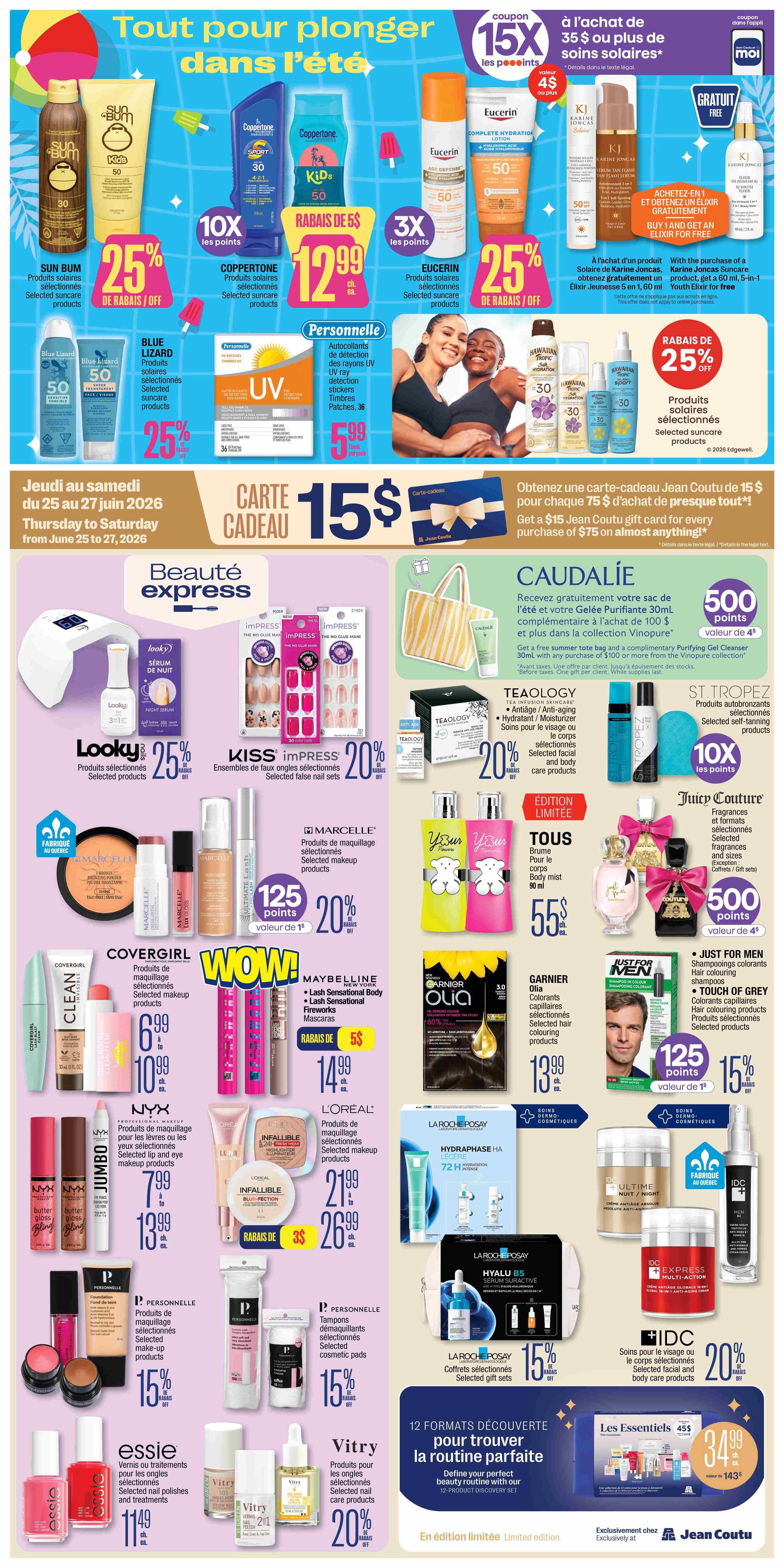 Jean Coutu Flyer June 25 to July 1