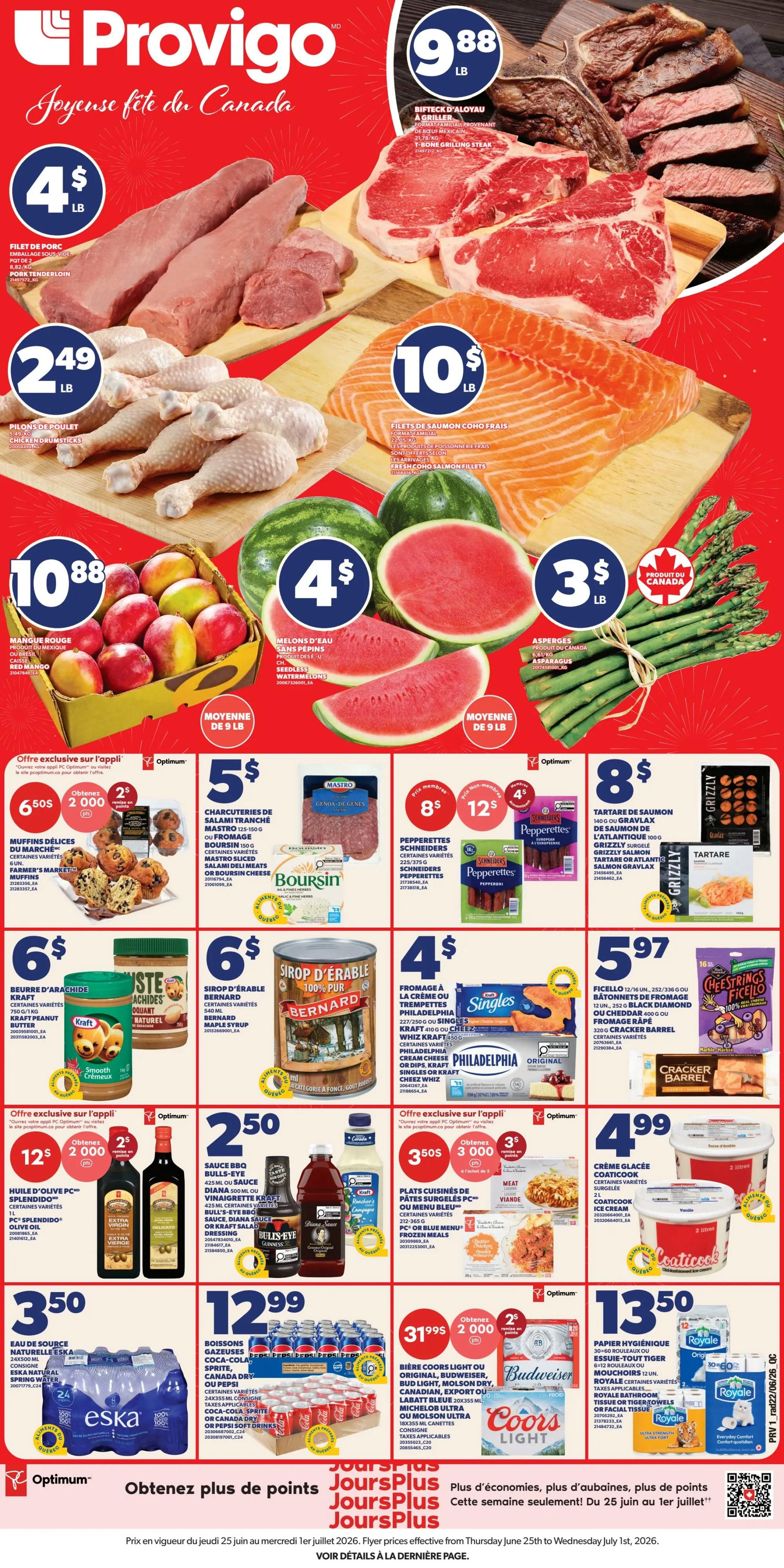Provigo Flyer June 25 to July 1