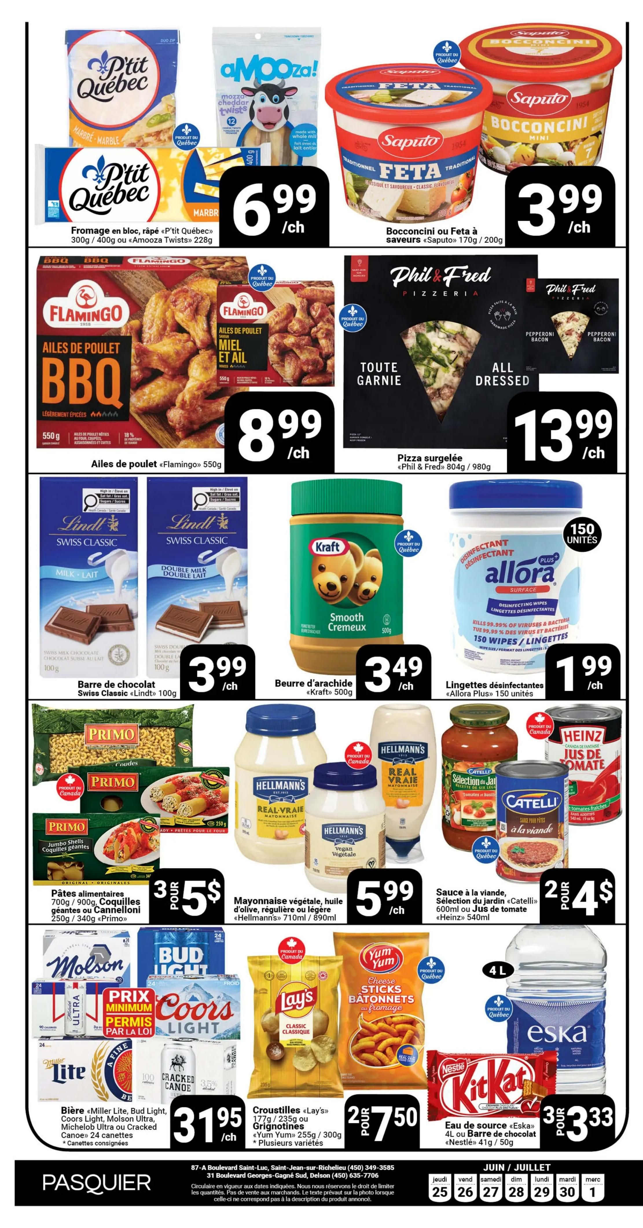 Pasquier Flyer June 25 to July 1