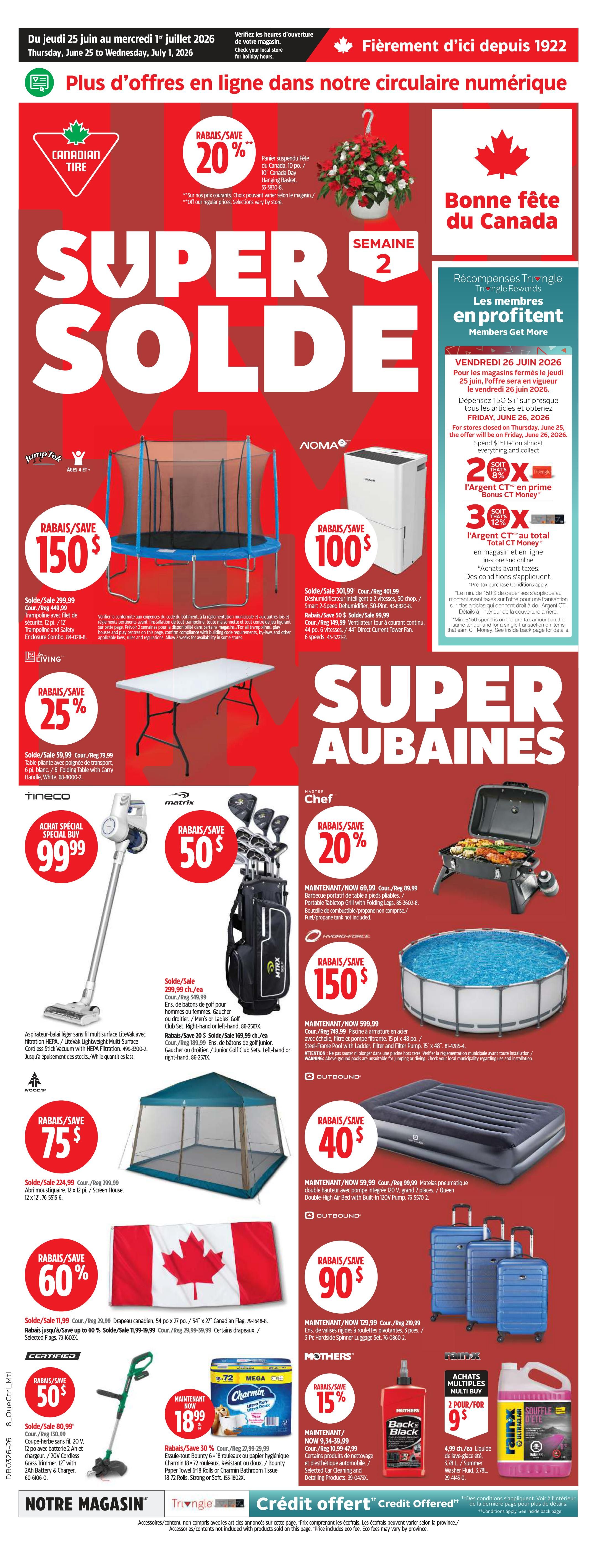 Canadian Tire (QC) Flyer June 25 to July 1
