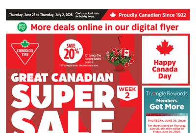Canadian Tire (ON) Flyer June 25 to July 2