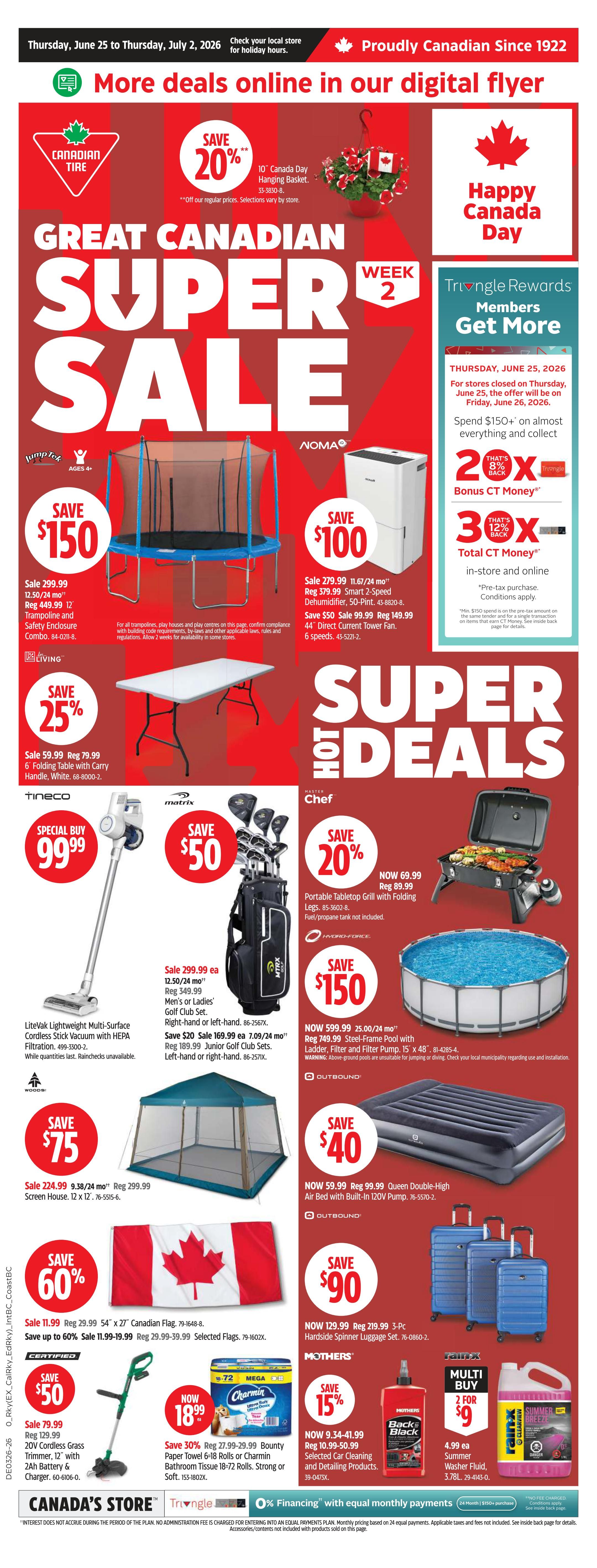 Canadian Tire (West) Flyer June 25 to July 2