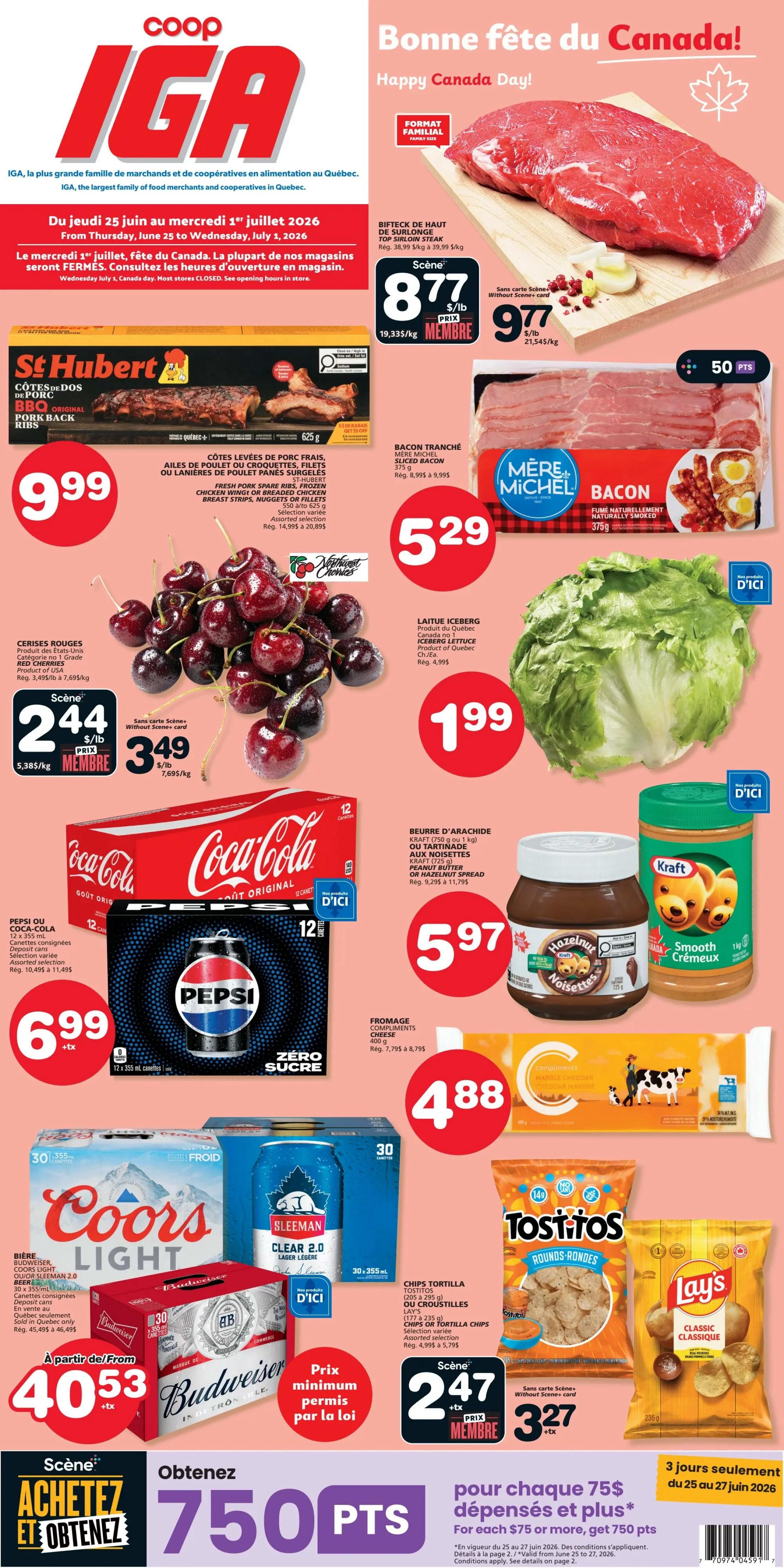 Coop IGA (QC) Flyer June 25 to July 1