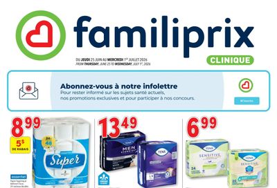 Familiprix Clinique Flyer June 25 to July 1