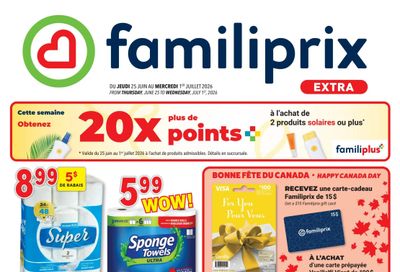 Familiprix Extra Flyer June 25 to July 1