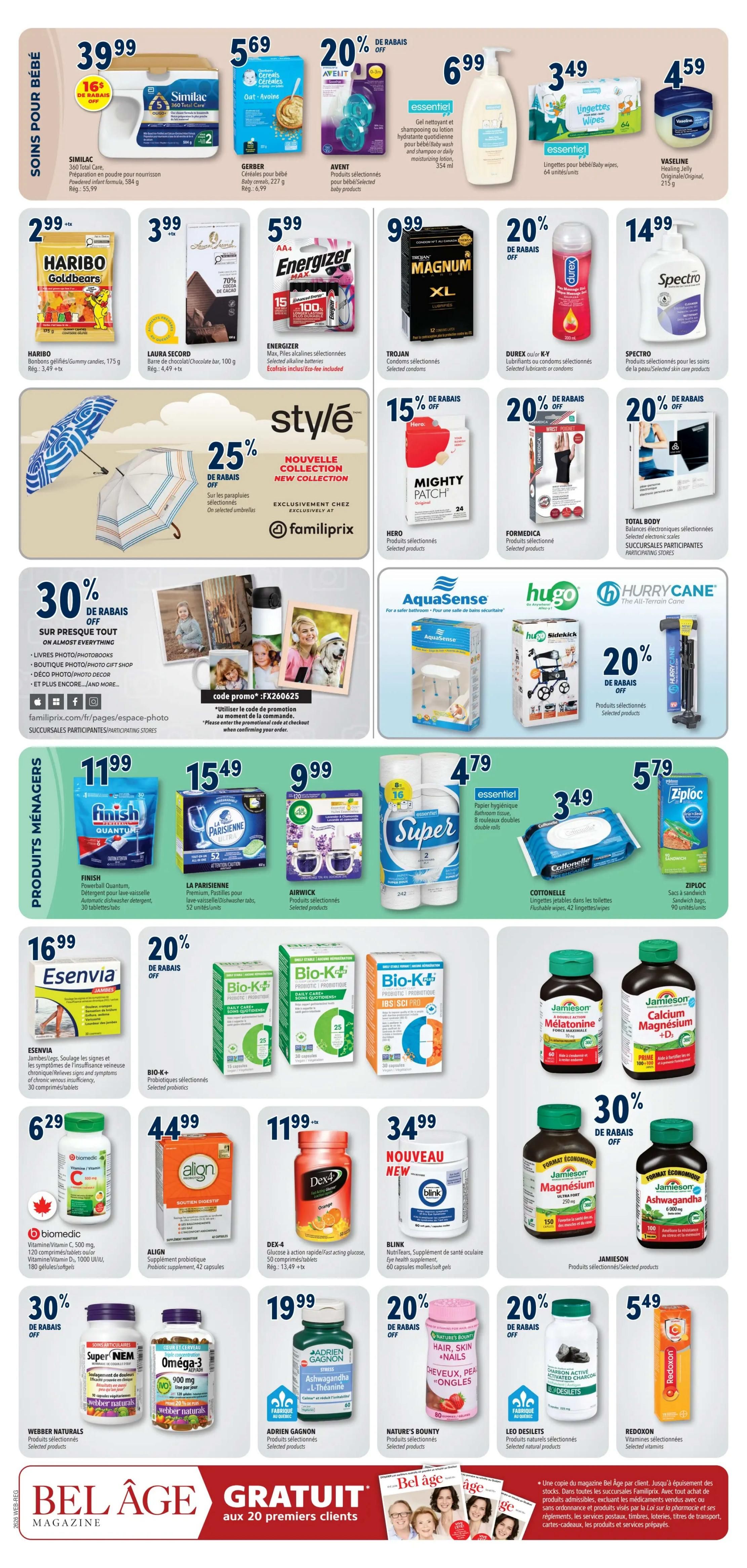 Familiprix Flyer June 25 to July 1