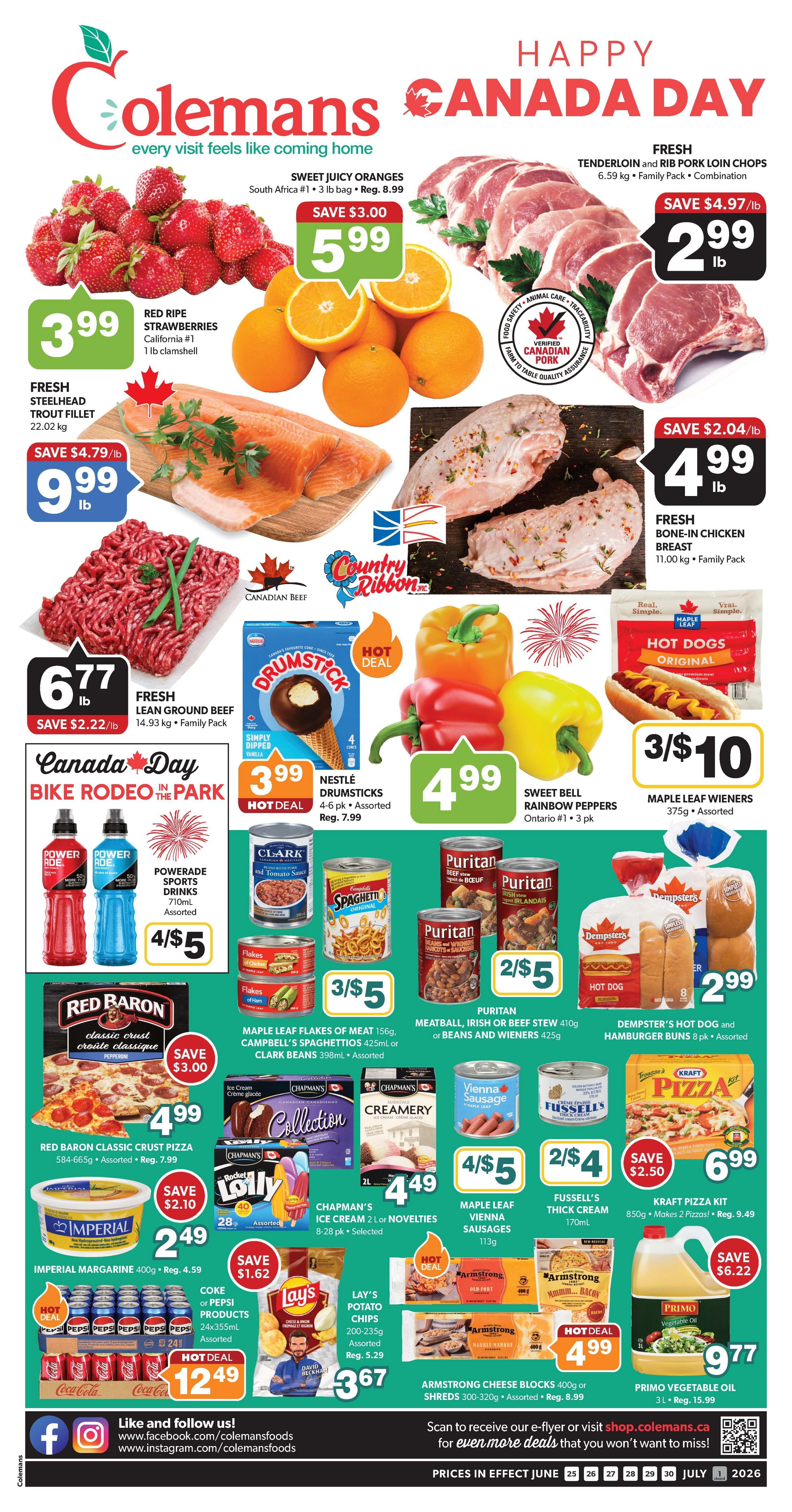 Coleman's Flyer June 25 to July 1