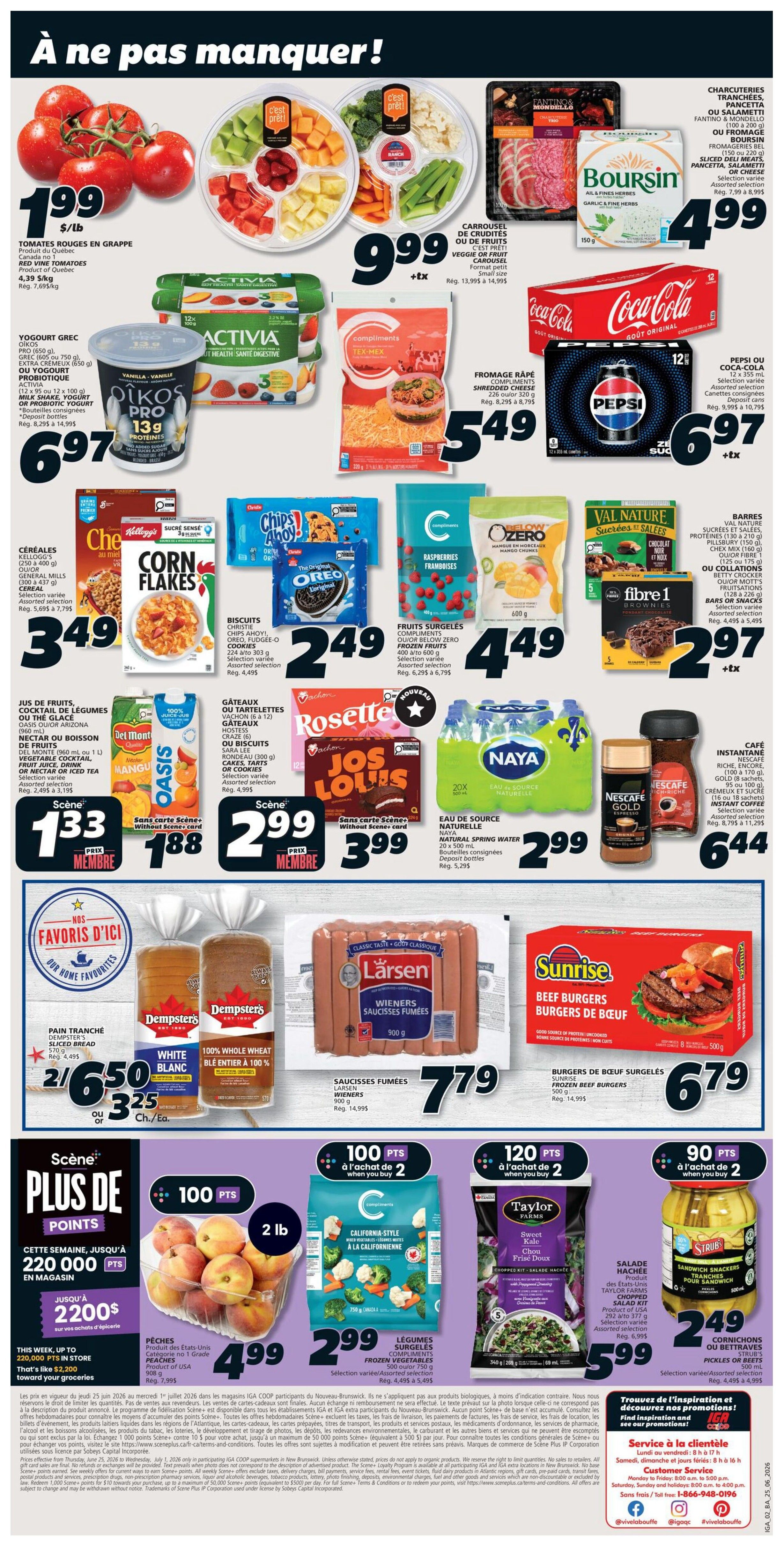 IGA (NB) Flyer June 25 to July 1