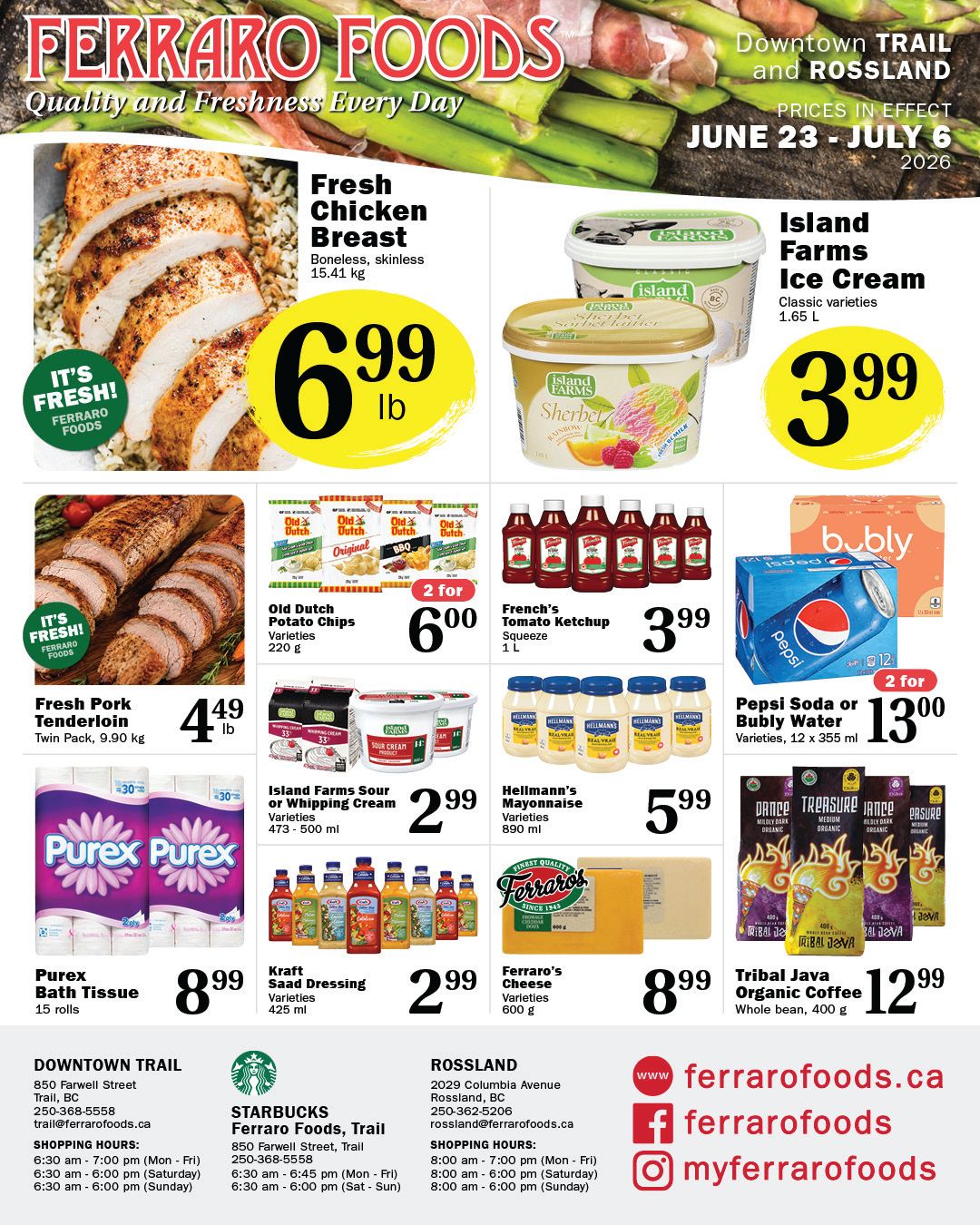 Ferraro Foods Bi-Weekly Flyer June 23 to July 6