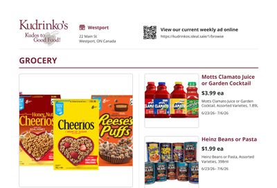 Kudrinko's Flyer June 23 to July 6