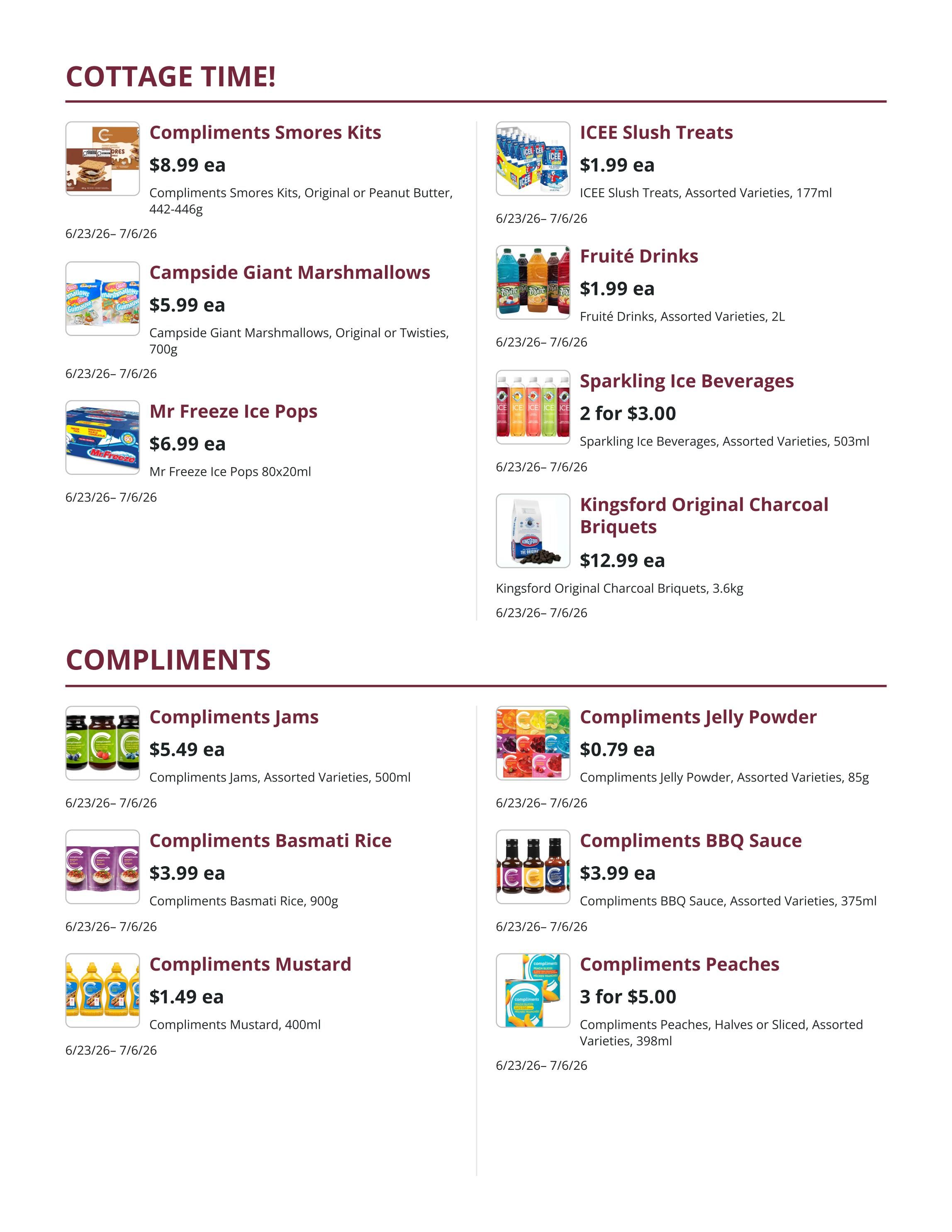 Kudrinko's Flyer June 23 to July 6