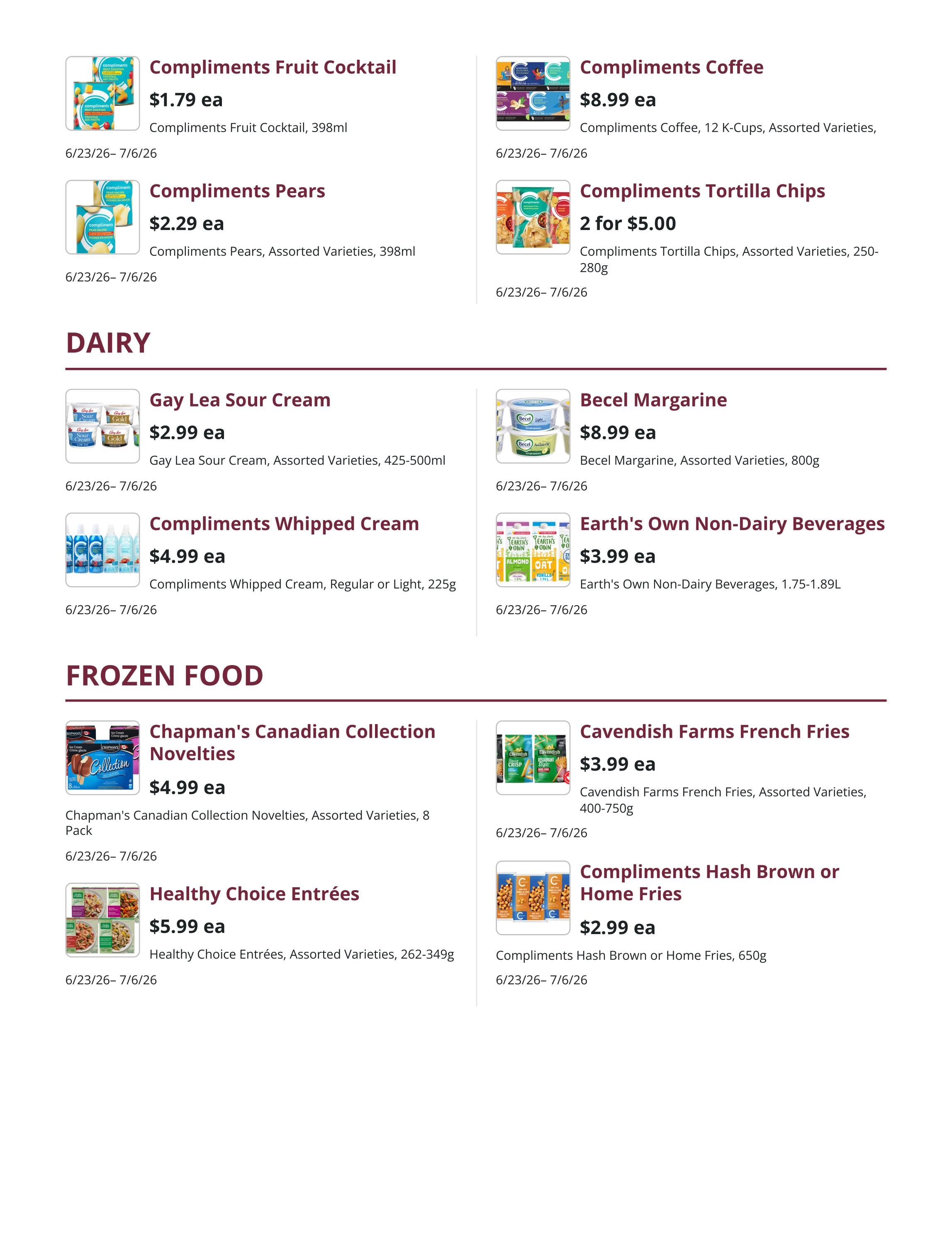 Kudrinko's Flyer June 23 to July 6