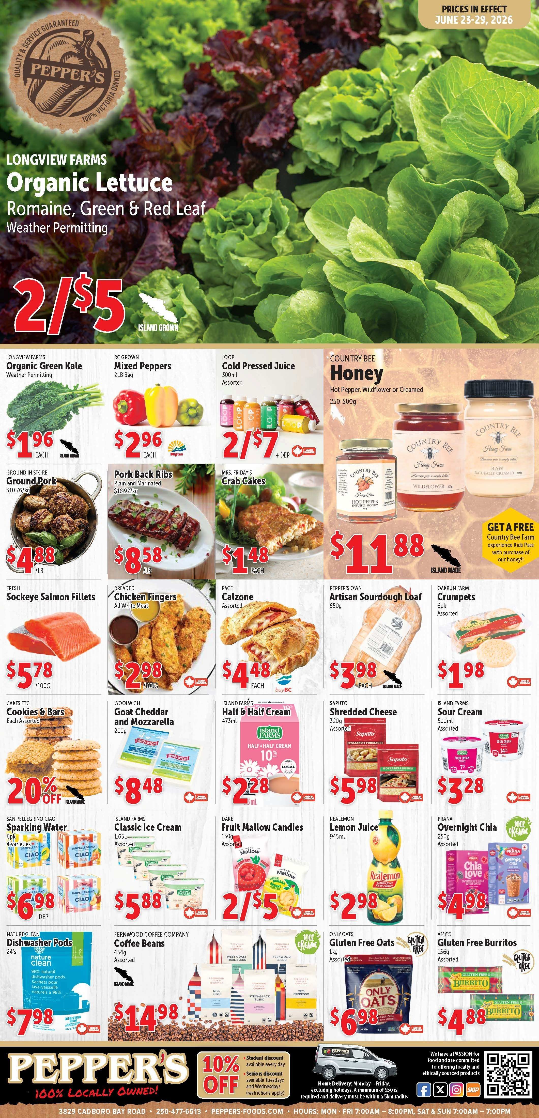 Pepper's Foods Flyer June 23 to 29