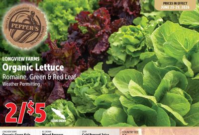 Pepper's Foods Flyer June 23 to 29