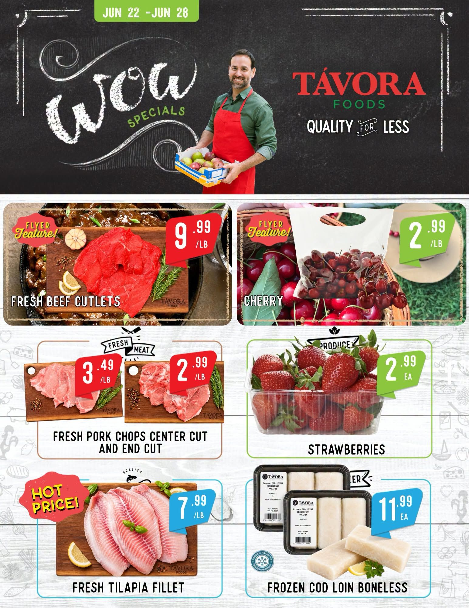 Tavora Foods Flyer June 22 to 28