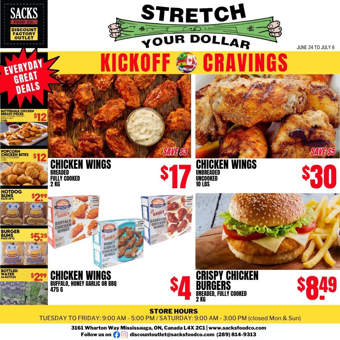 Sacks Food Co. Flyer June 24 to July 8