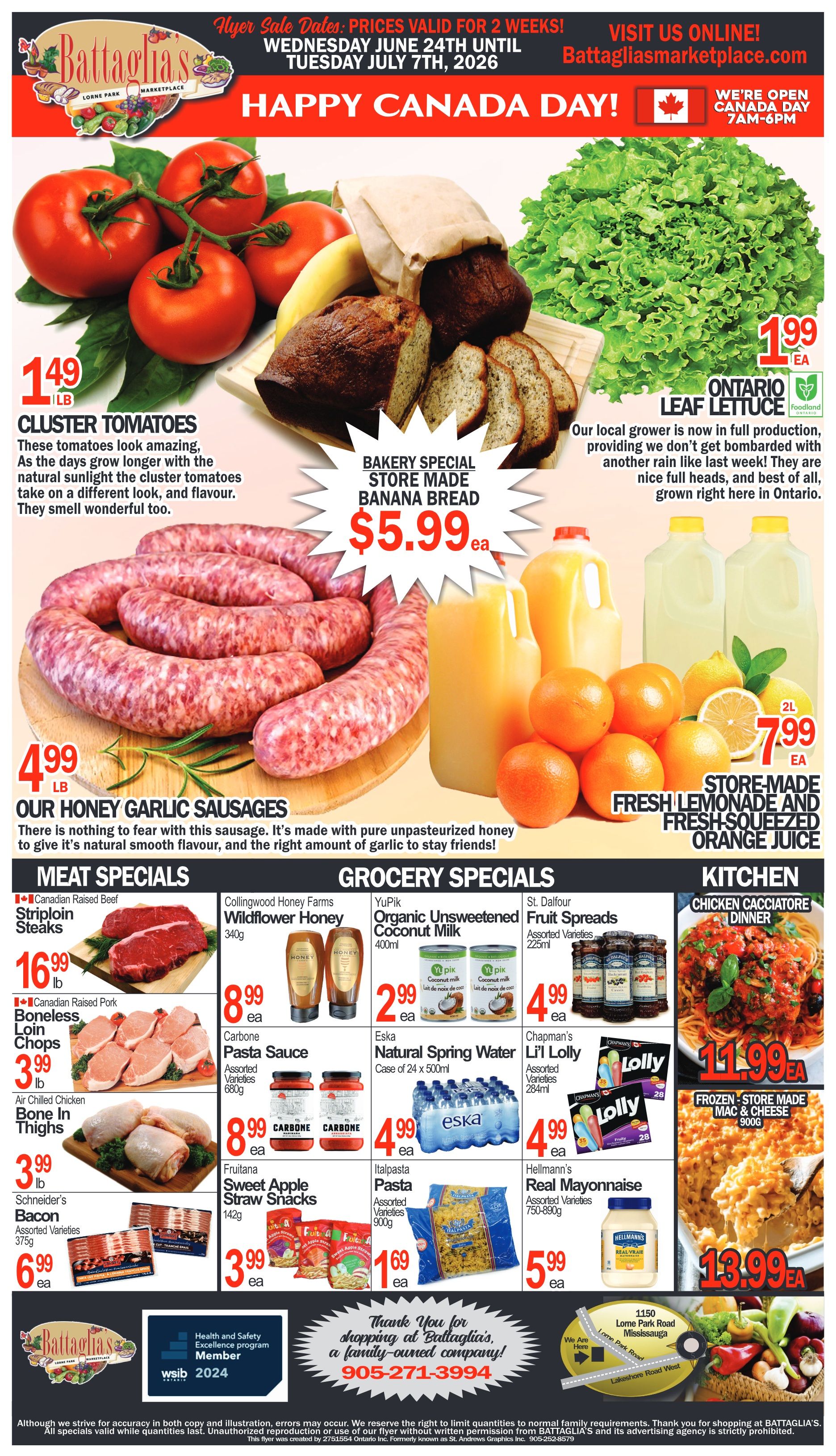 Battaglia's Marketplace Flyer June 24 to June 7