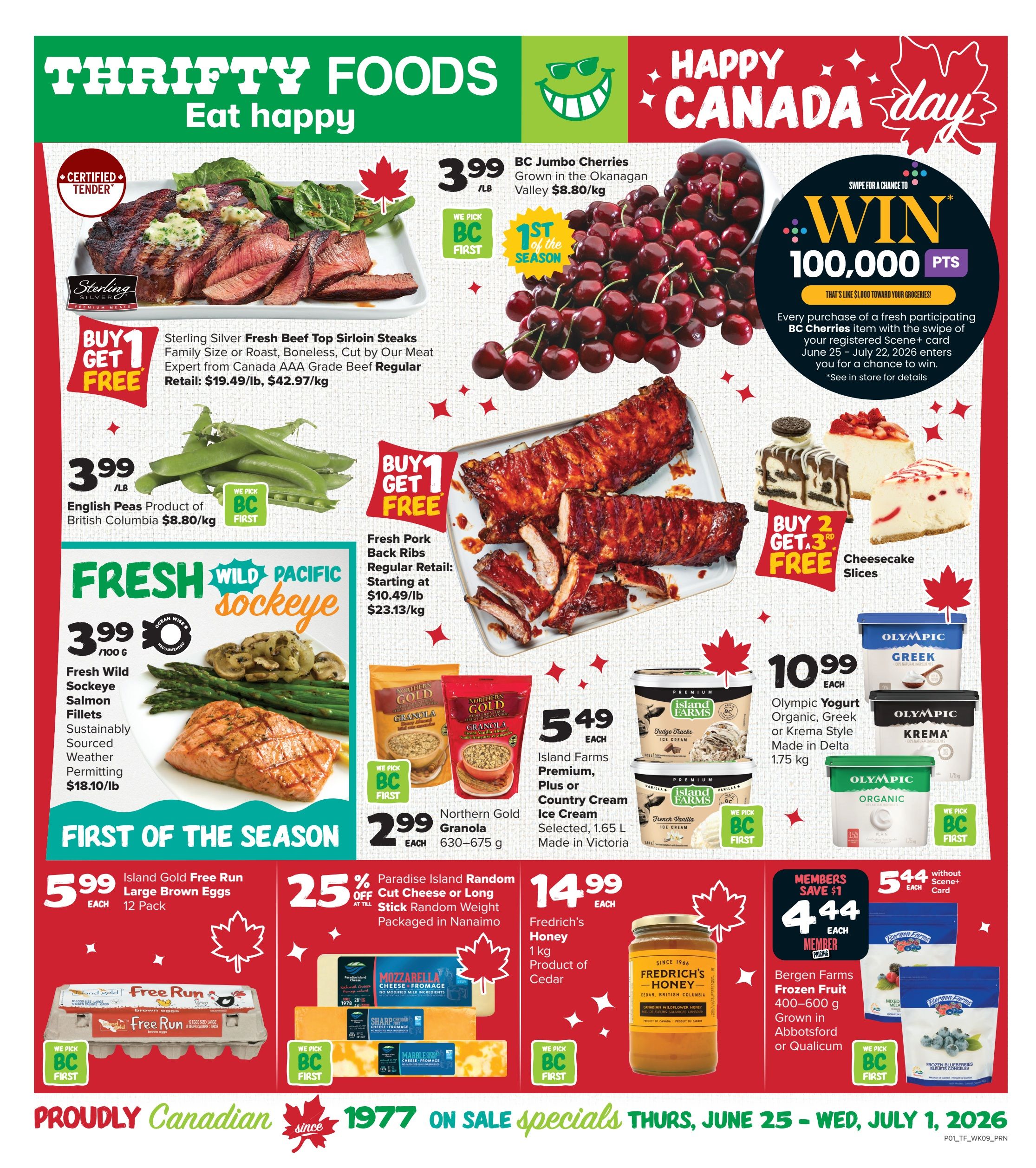 Thrifty Foods Flyer June 25 to July 1