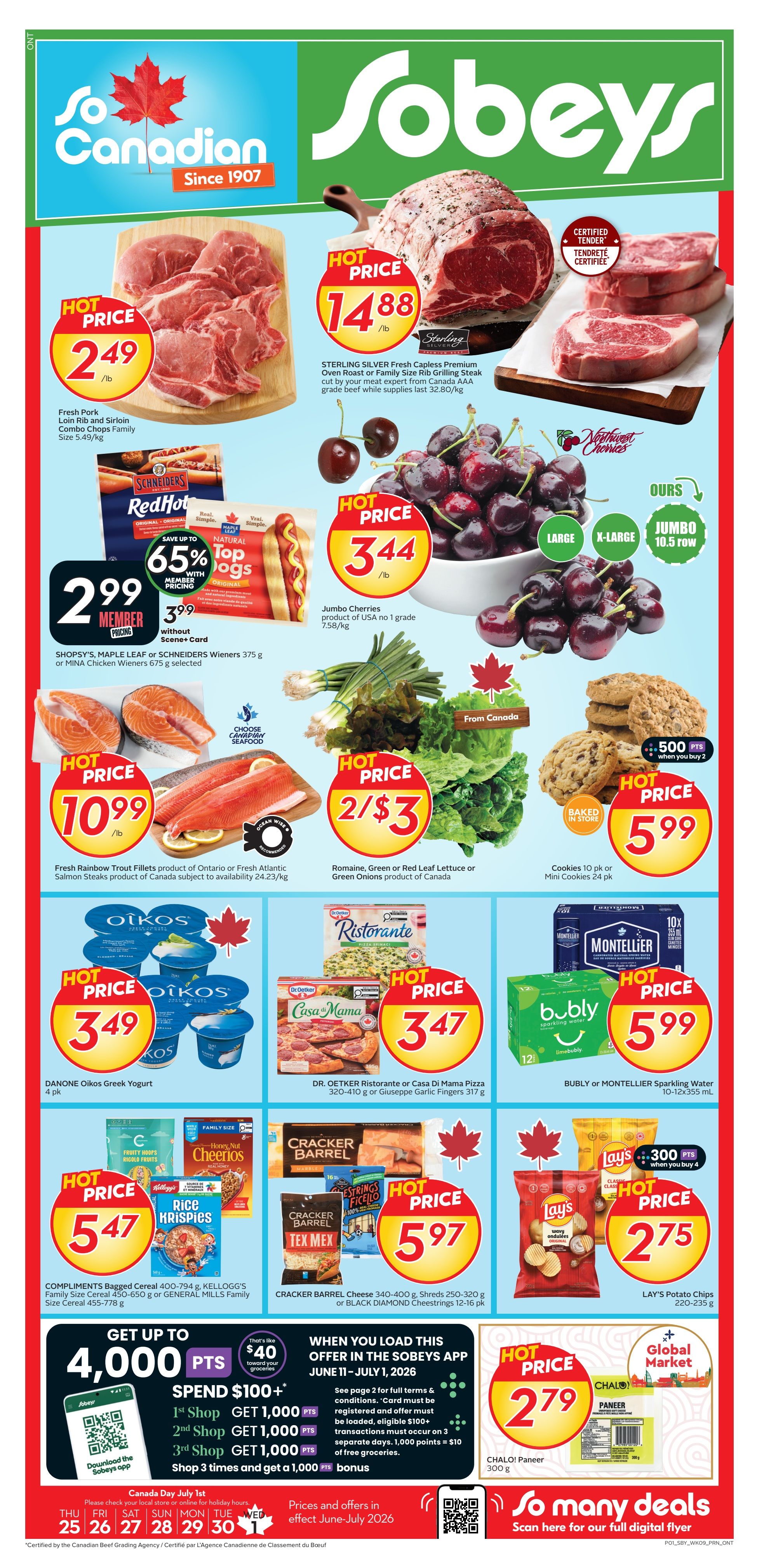 Sobeys (ON) Flyer June 25 to July 1